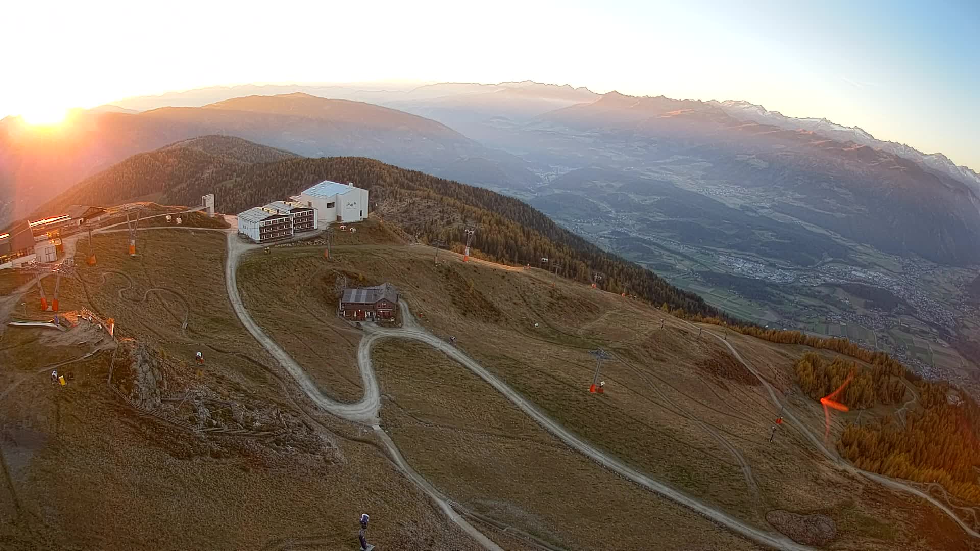 Stazione sciistica di Plan de Corones | vista su Brunico