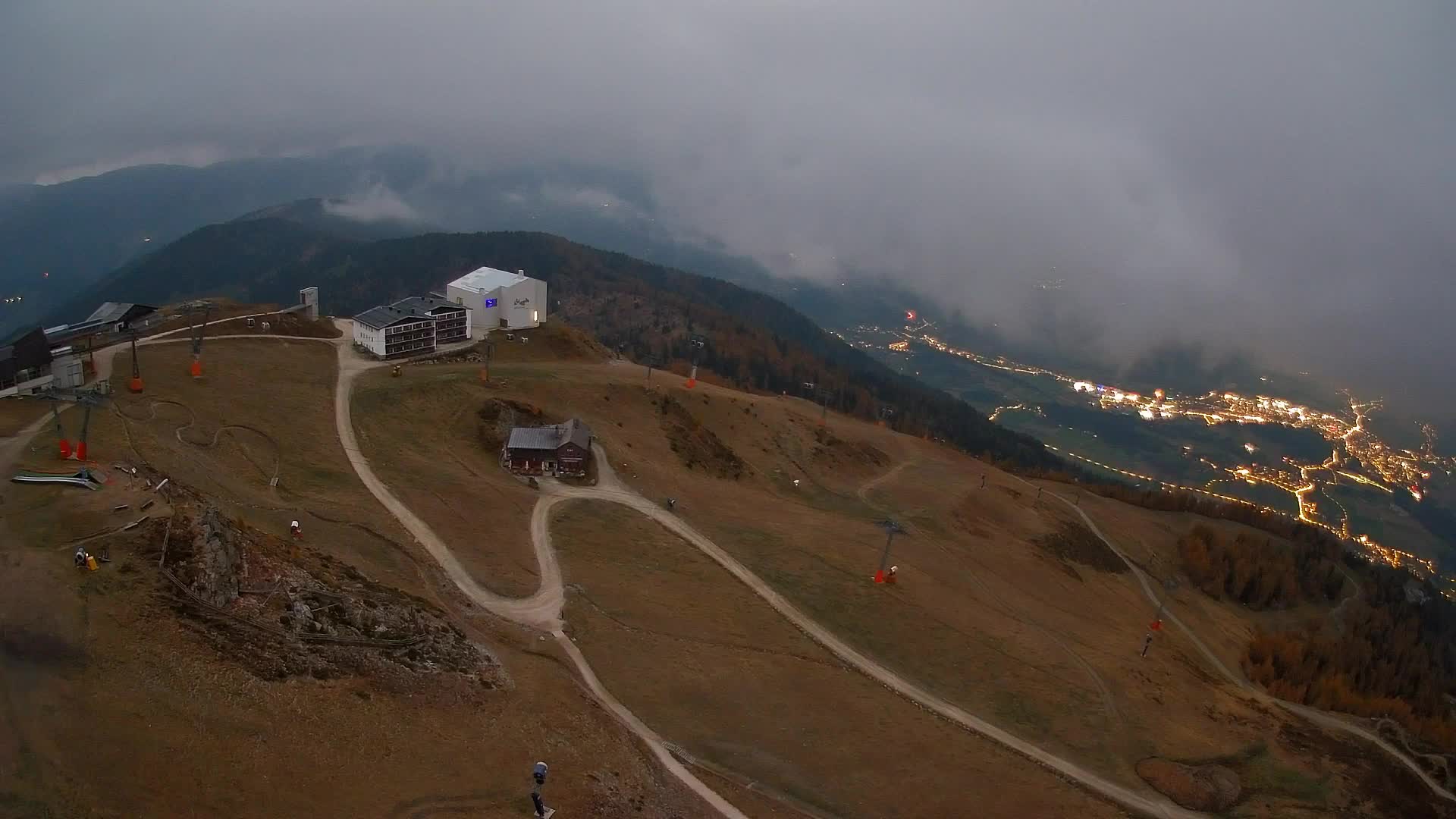 Smučišče Kronplatz – vrh | pogled na Bruneck