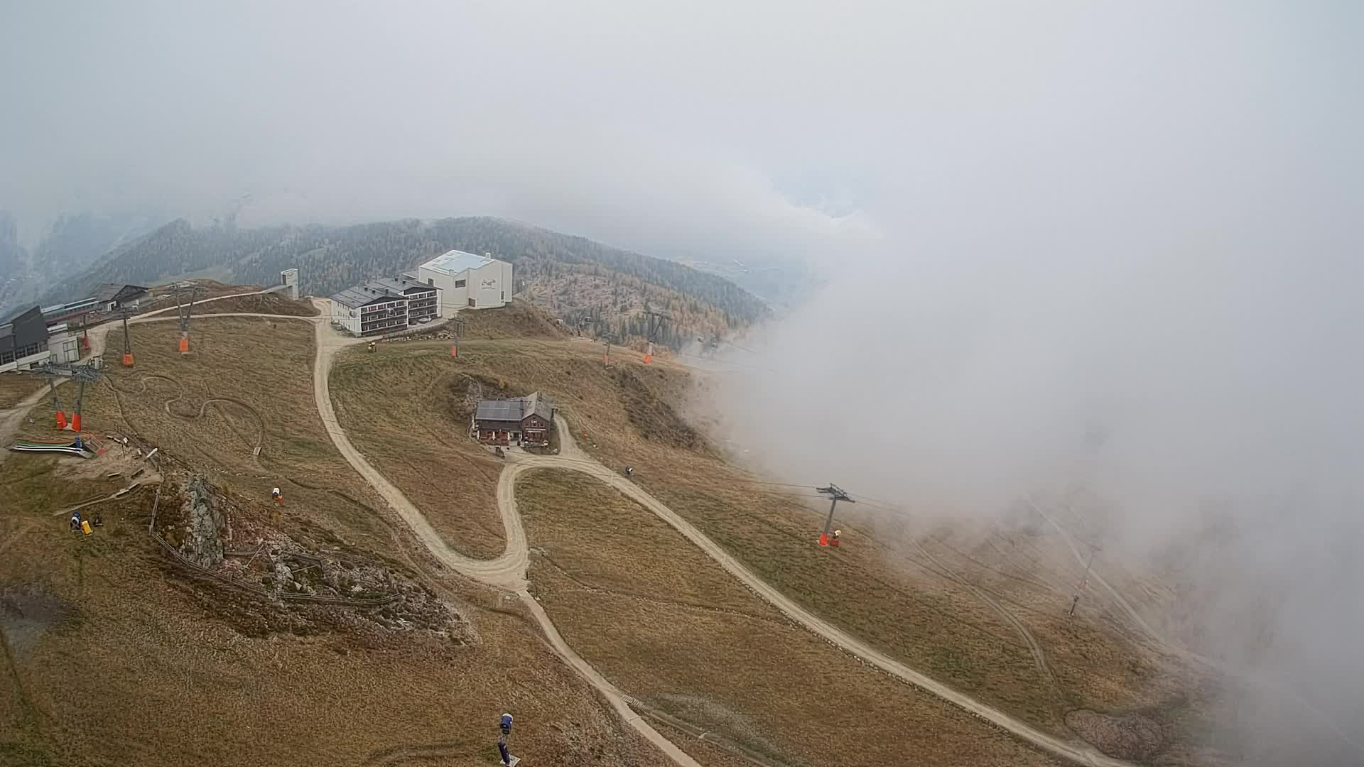 Kronplatz peak Ski resort | view to Bruneck