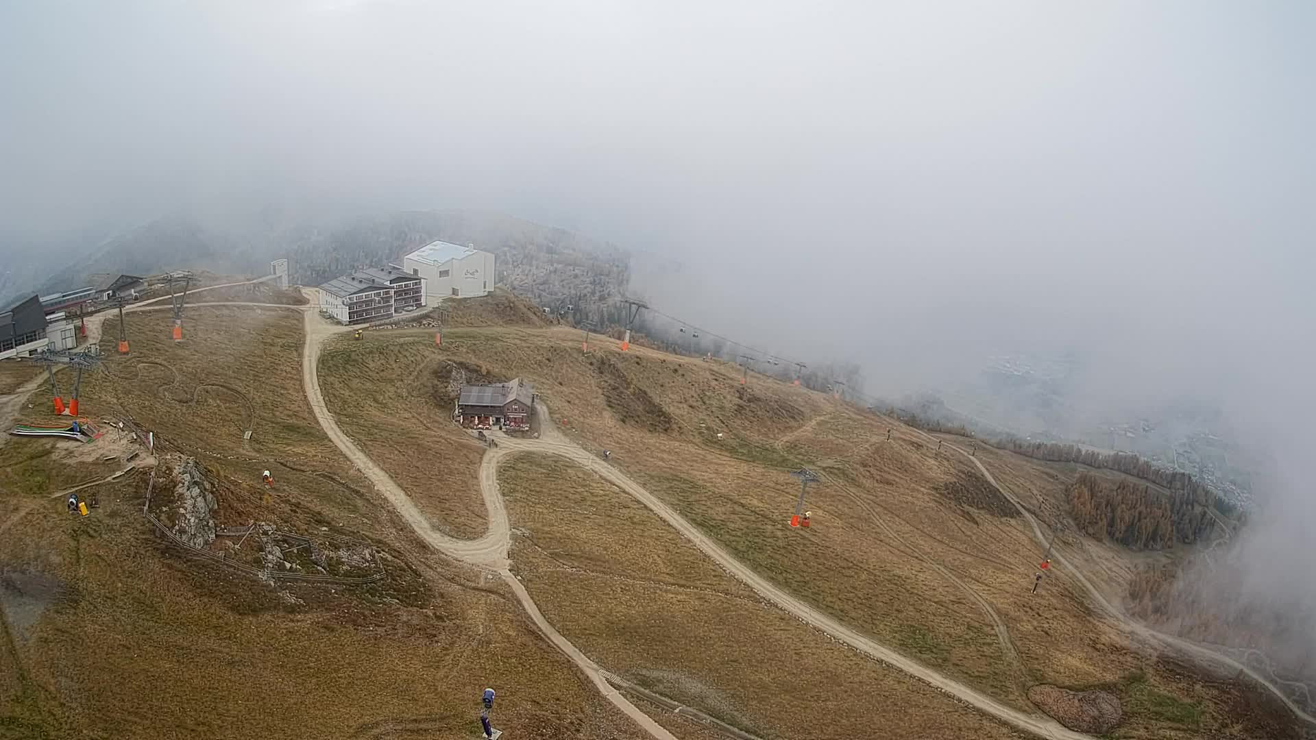 Kronplatz peak Ski resort | view to Bruneck