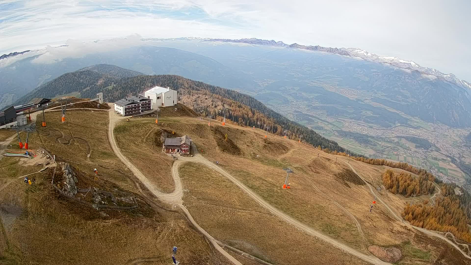 Smučišče Kronplatz – vrh | pogled na Bruneck