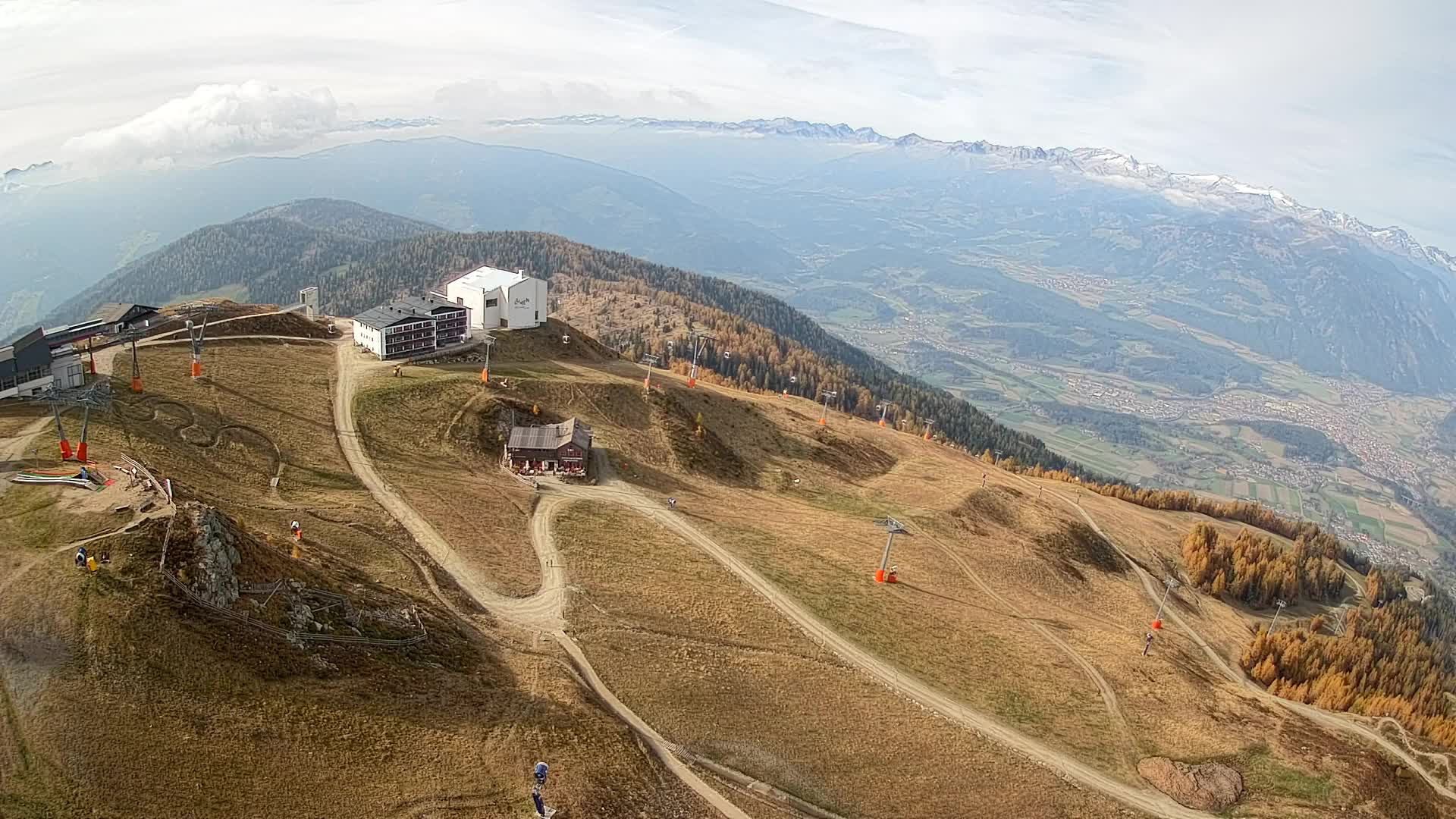 Stazione sciistica di Plan de Corones | vista su Brunico