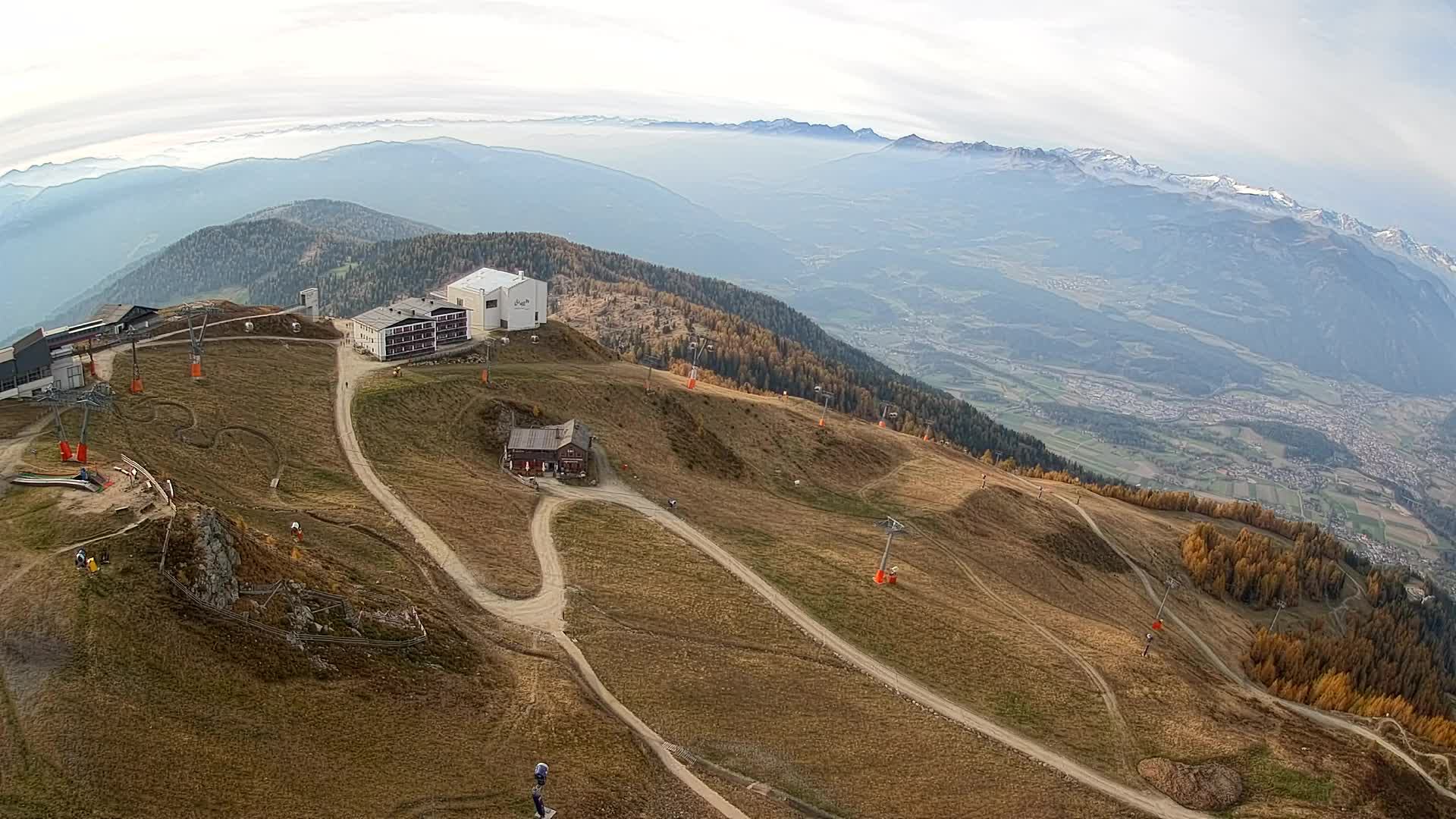 Stazione sciistica di Plan de Corones | vista su Brunico