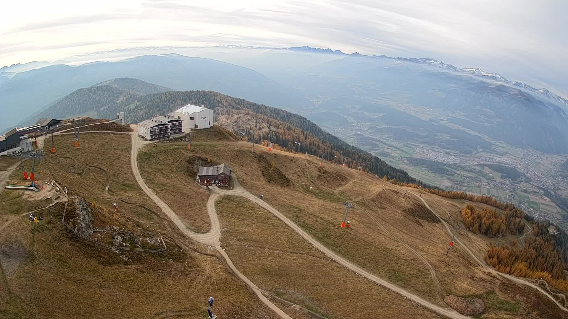 Stazione sciistica di Plan de Corones | vista su Brunico