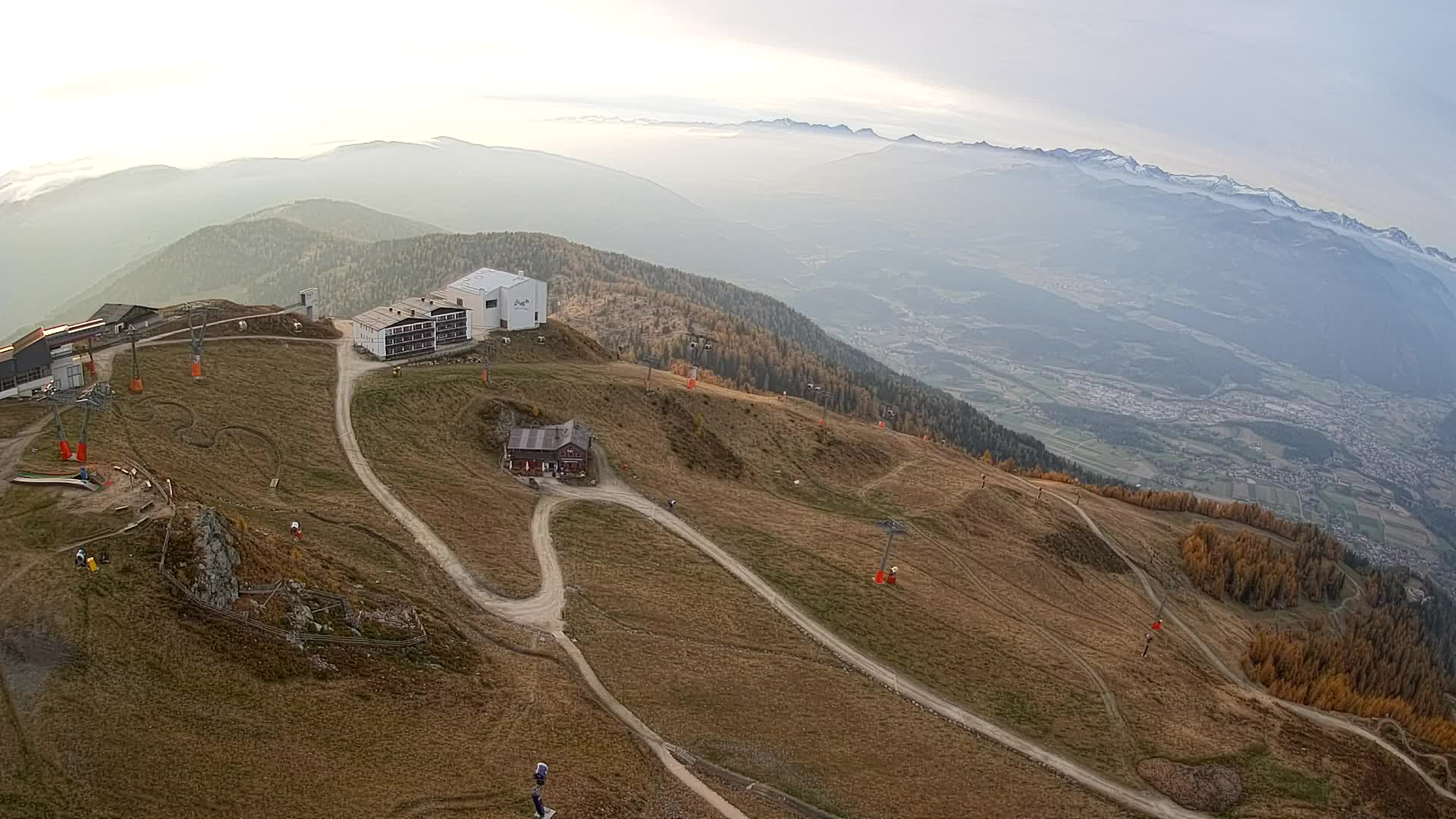 Stazione sciistica di Plan de Corones | vista su Brunico
