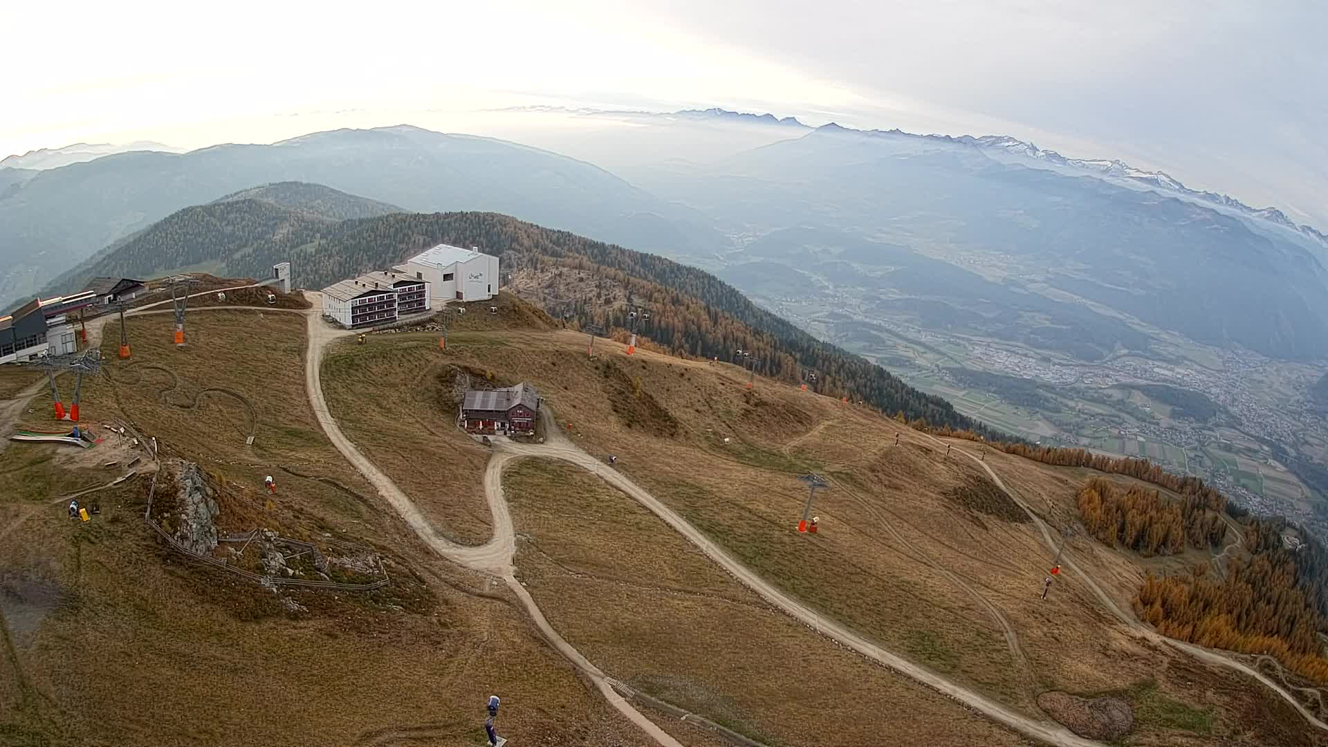 Smučišče Kronplatz – vrh | pogled na Bruneck