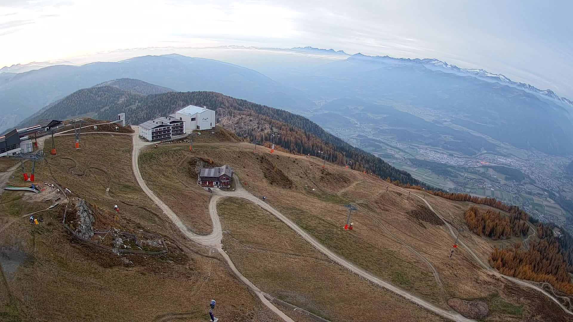 Stazione sciistica di Plan de Corones | vista su Brunico