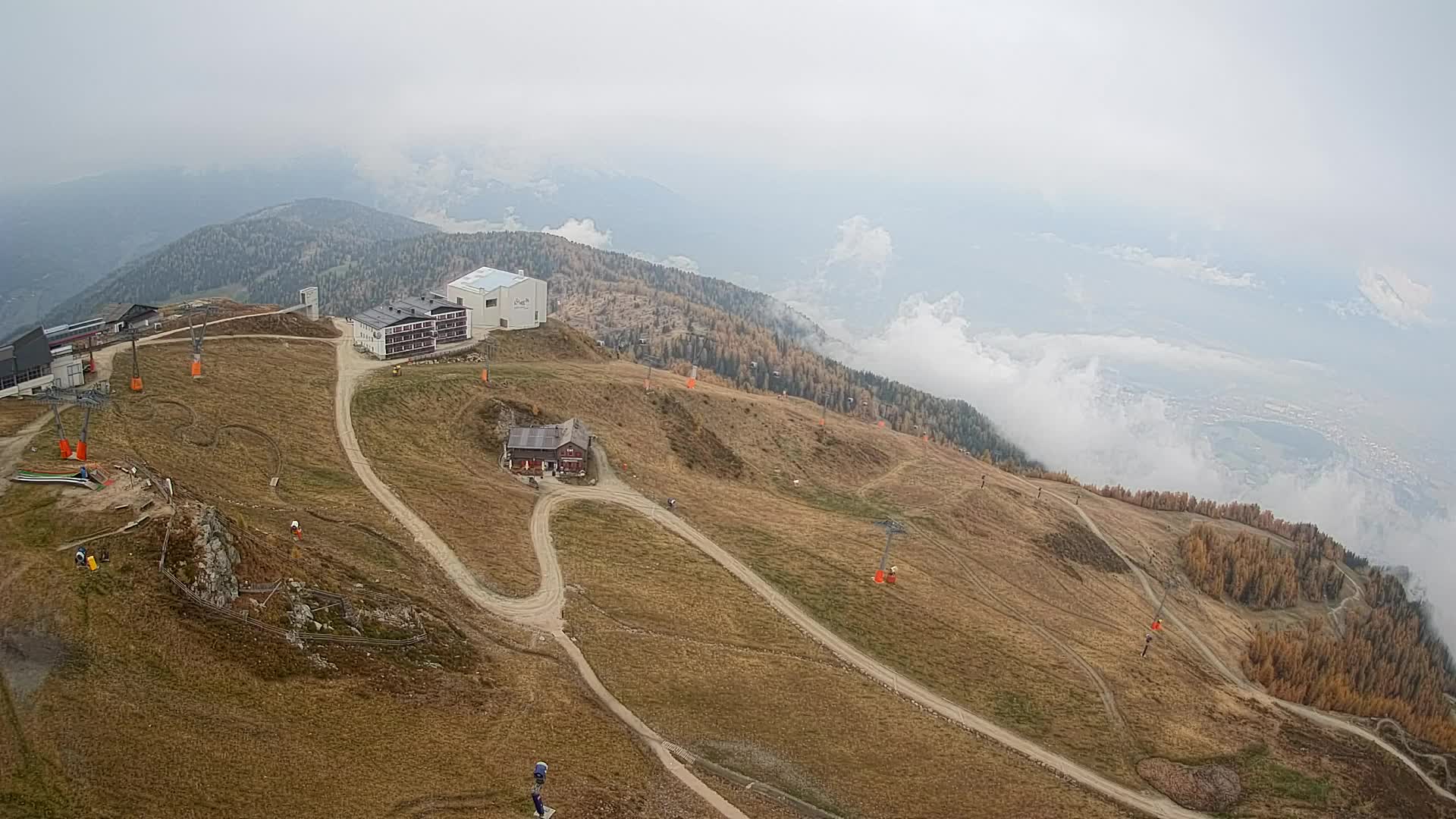 Smučišče Kronplatz – vrh | pogled na Bruneck