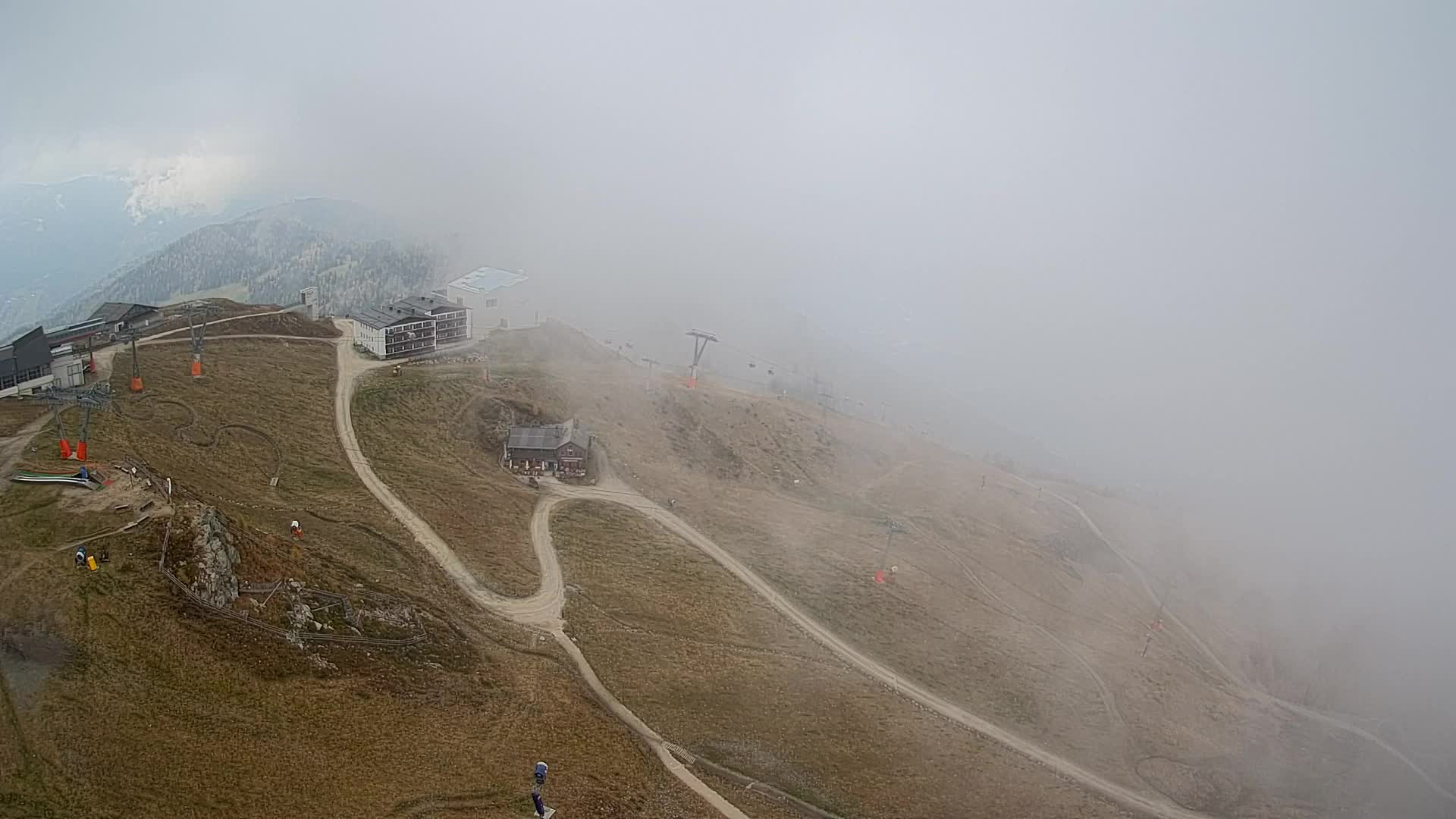 Skigebiet Kronplatz Gipfel | Blick auf Bruneck
