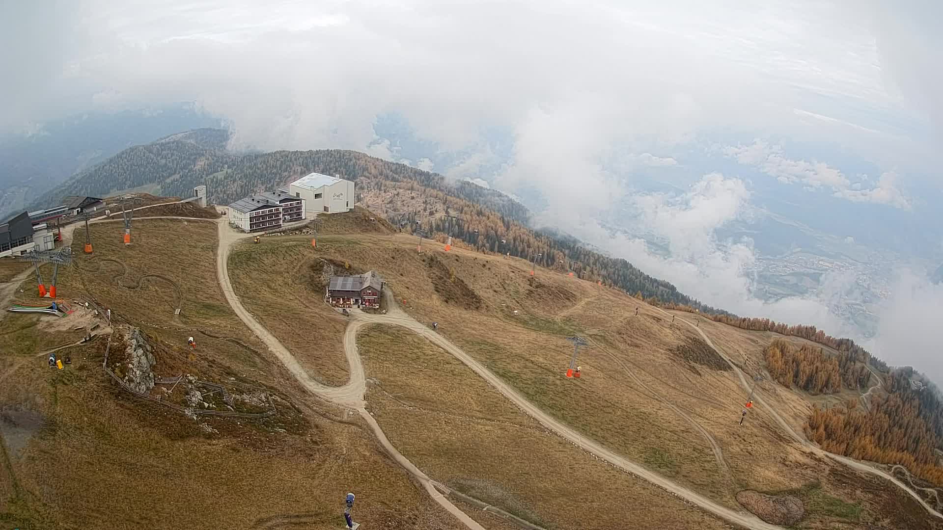 Smučišče Kronplatz – vrh | pogled na Bruneck