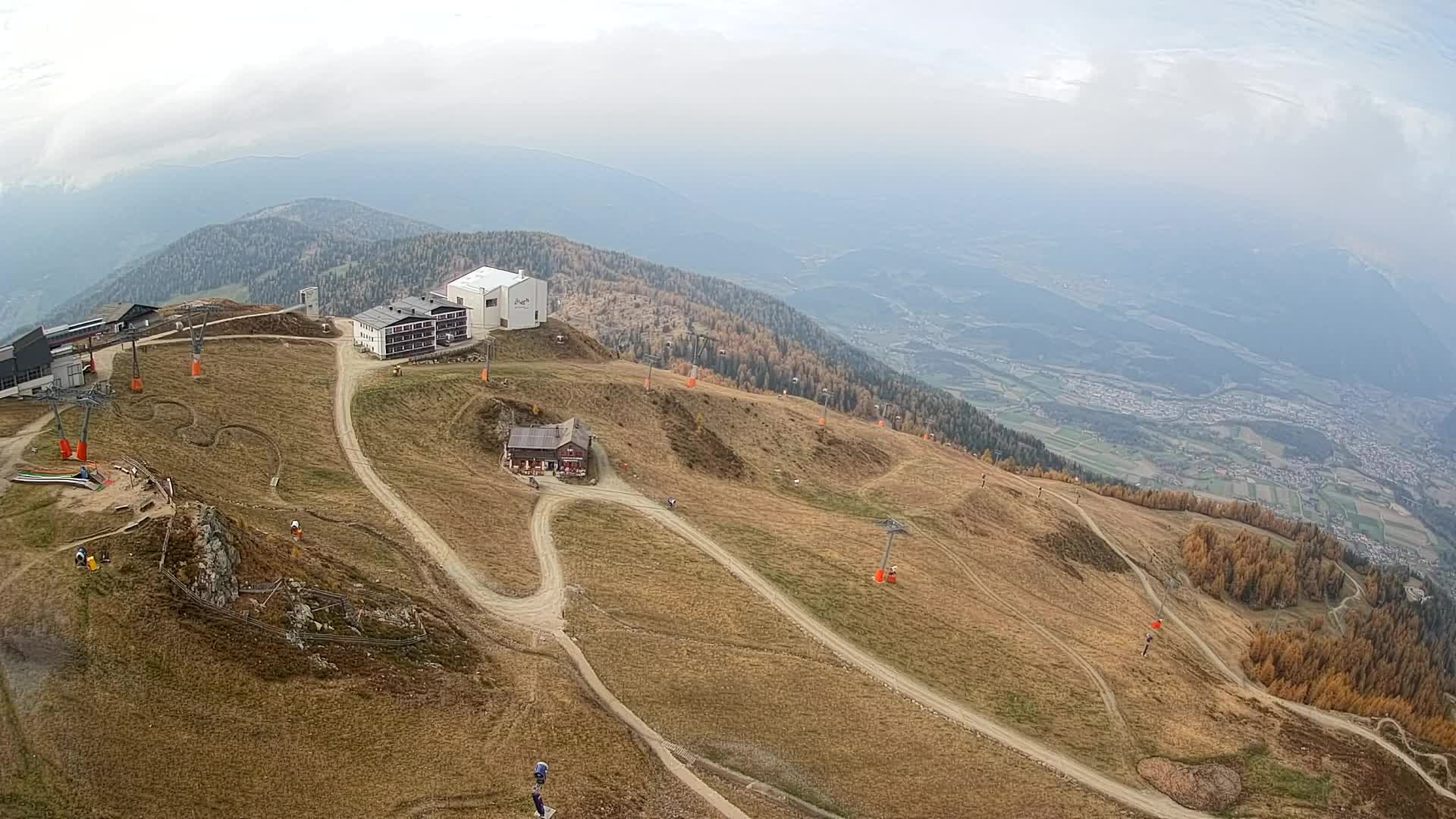 Stazione sciistica di Plan de Corones | vista su Brunico
