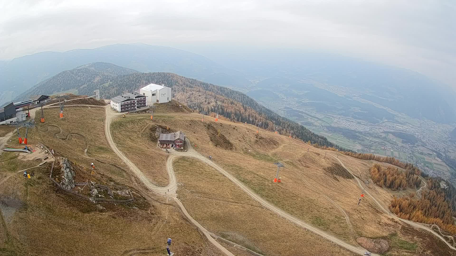 Smučišče Kronplatz – vrh | pogled na Bruneck