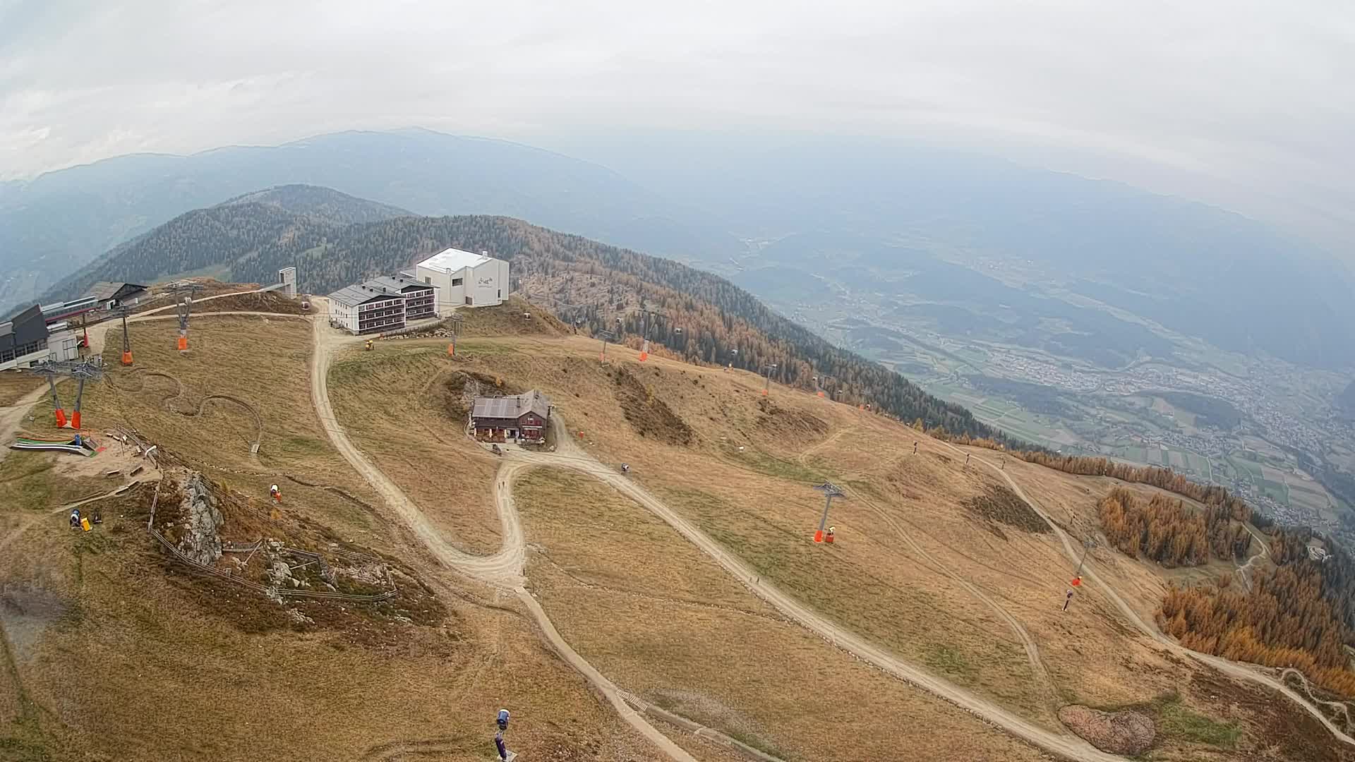Smučišče Kronplatz – vrh | pogled na Bruneck