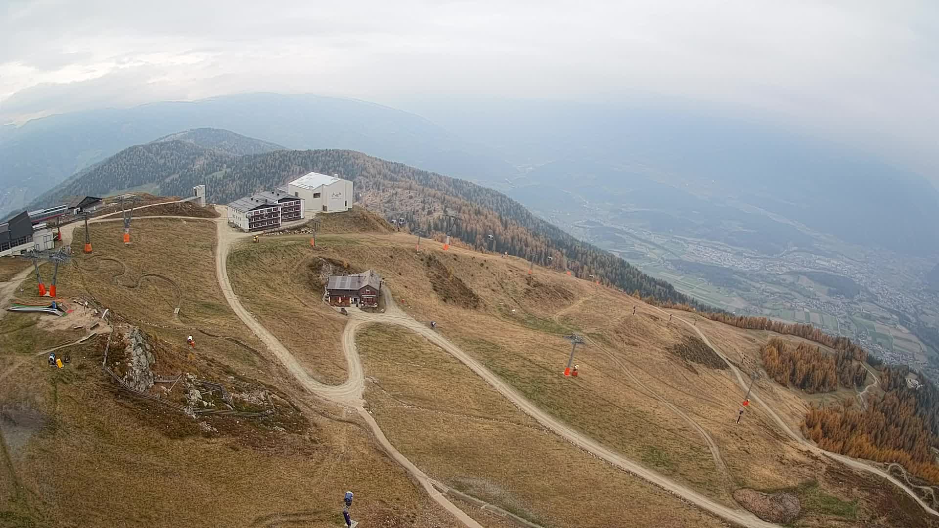 Stazione sciistica di Plan de Corones | vista su Brunico