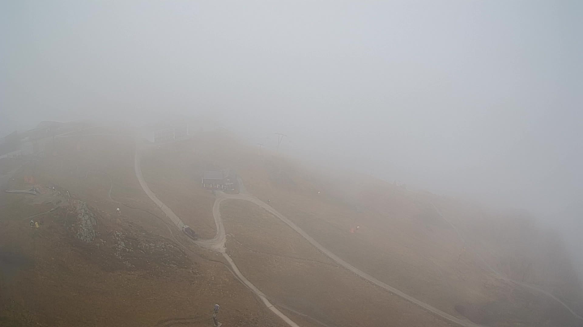 Cima estación de esquí Kronplatz | vista hacia Brunico