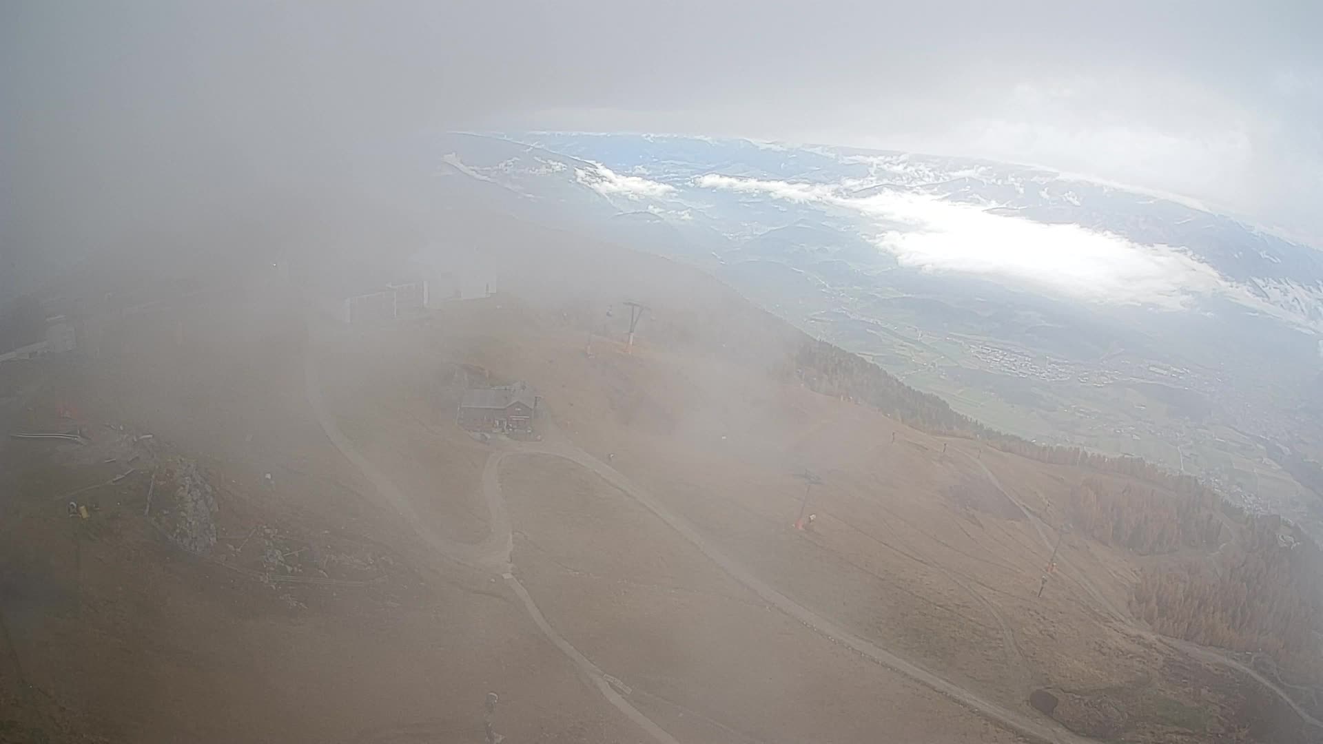 Kronplatz peak Ski resort | view to Bruneck