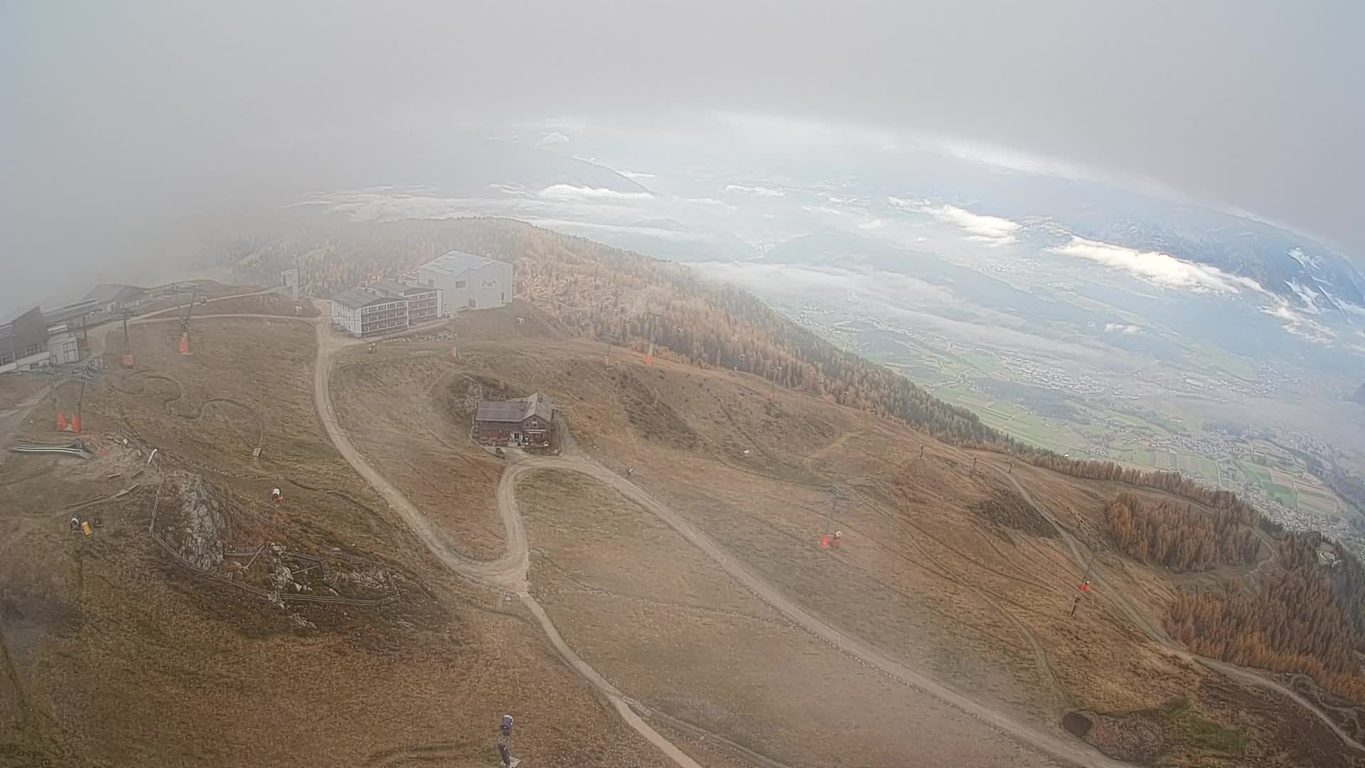 Smučišče Kronplatz – vrh | pogled na Bruneck