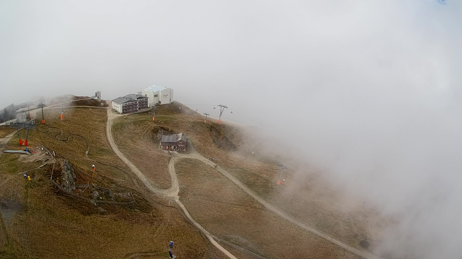 Skigebiet Kronplatz Gipfel | Blick auf Bruneck