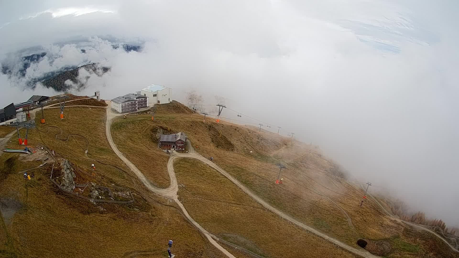 Stazione sciistica di Plan de Corones | vista su Brunico