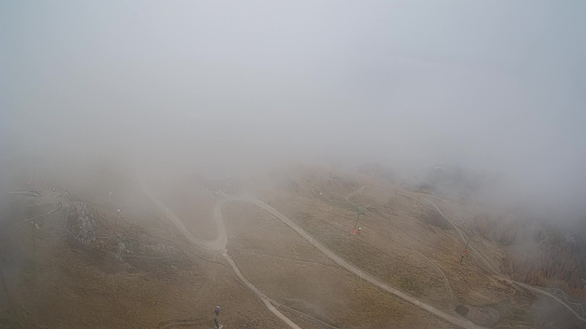 Cima estación de esquí Kronplatz | vista hacia Brunico