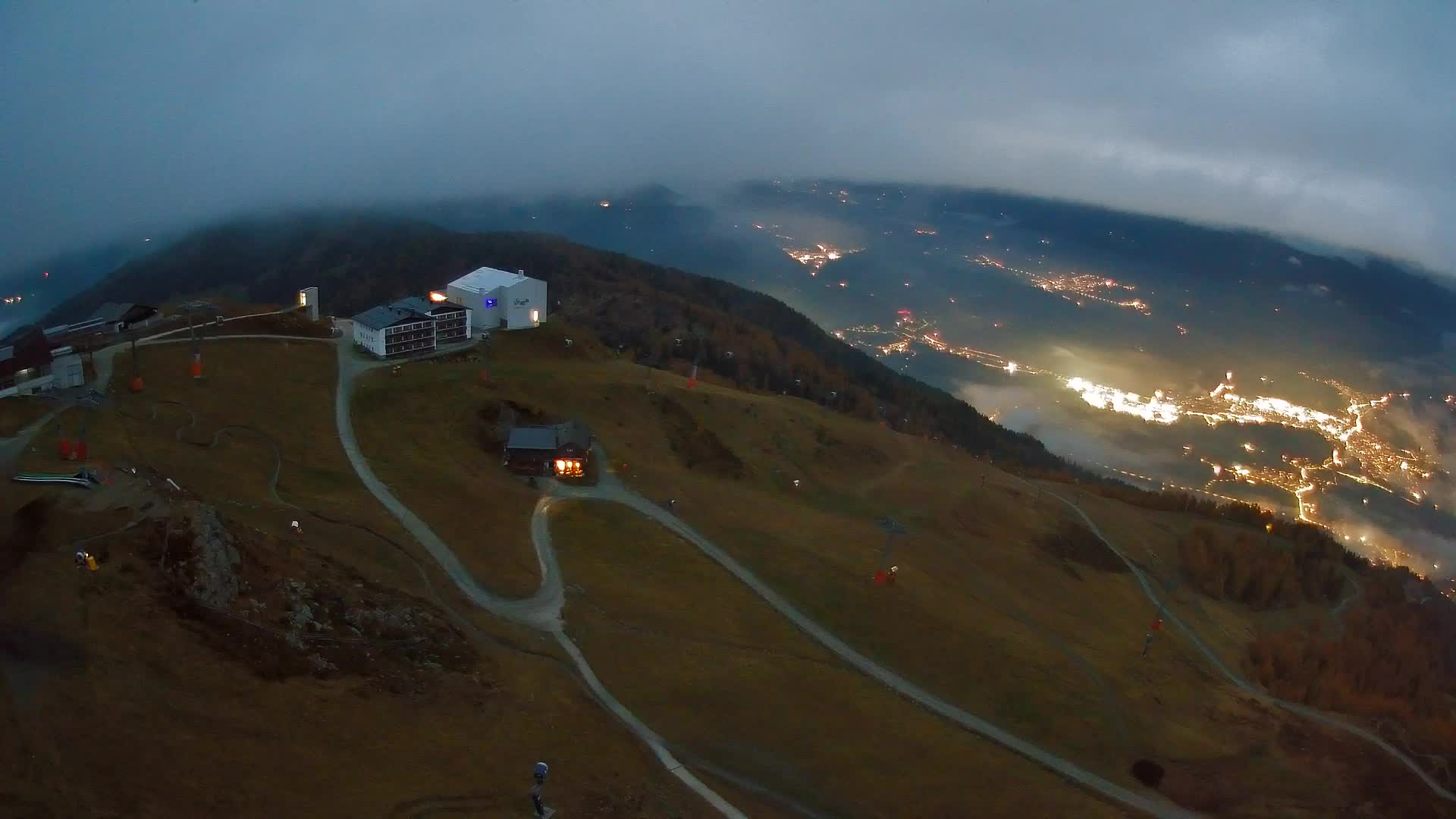 Kronplatz peak Ski resort | view to Bruneck