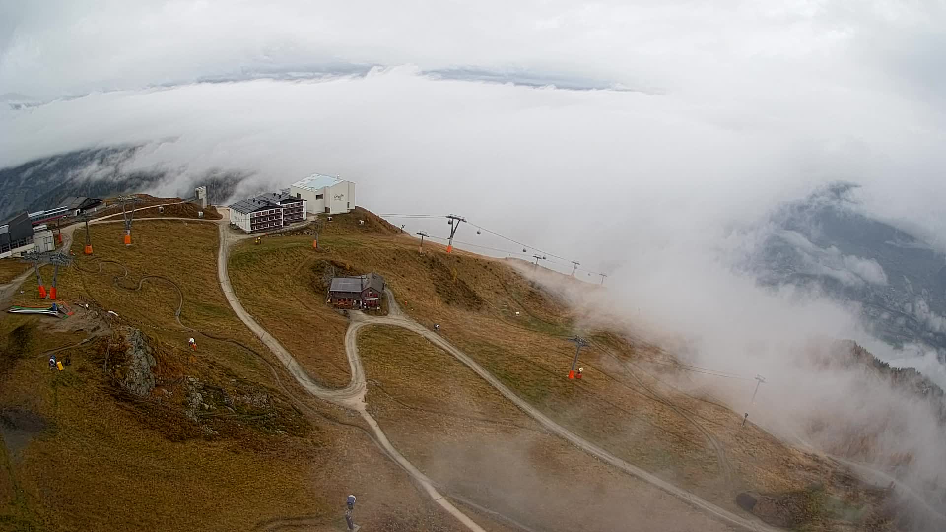 Skigebiet Kronplatz Gipfel | Blick auf Bruneck