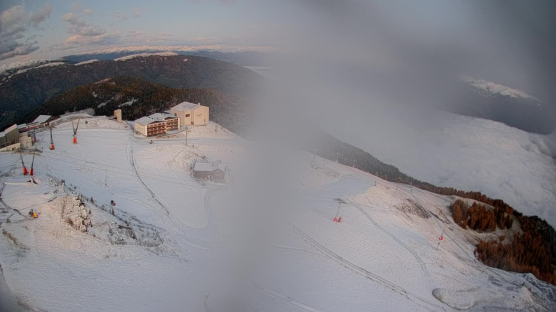 Smučišče Kronplatz – vrh | pogled na Bruneck