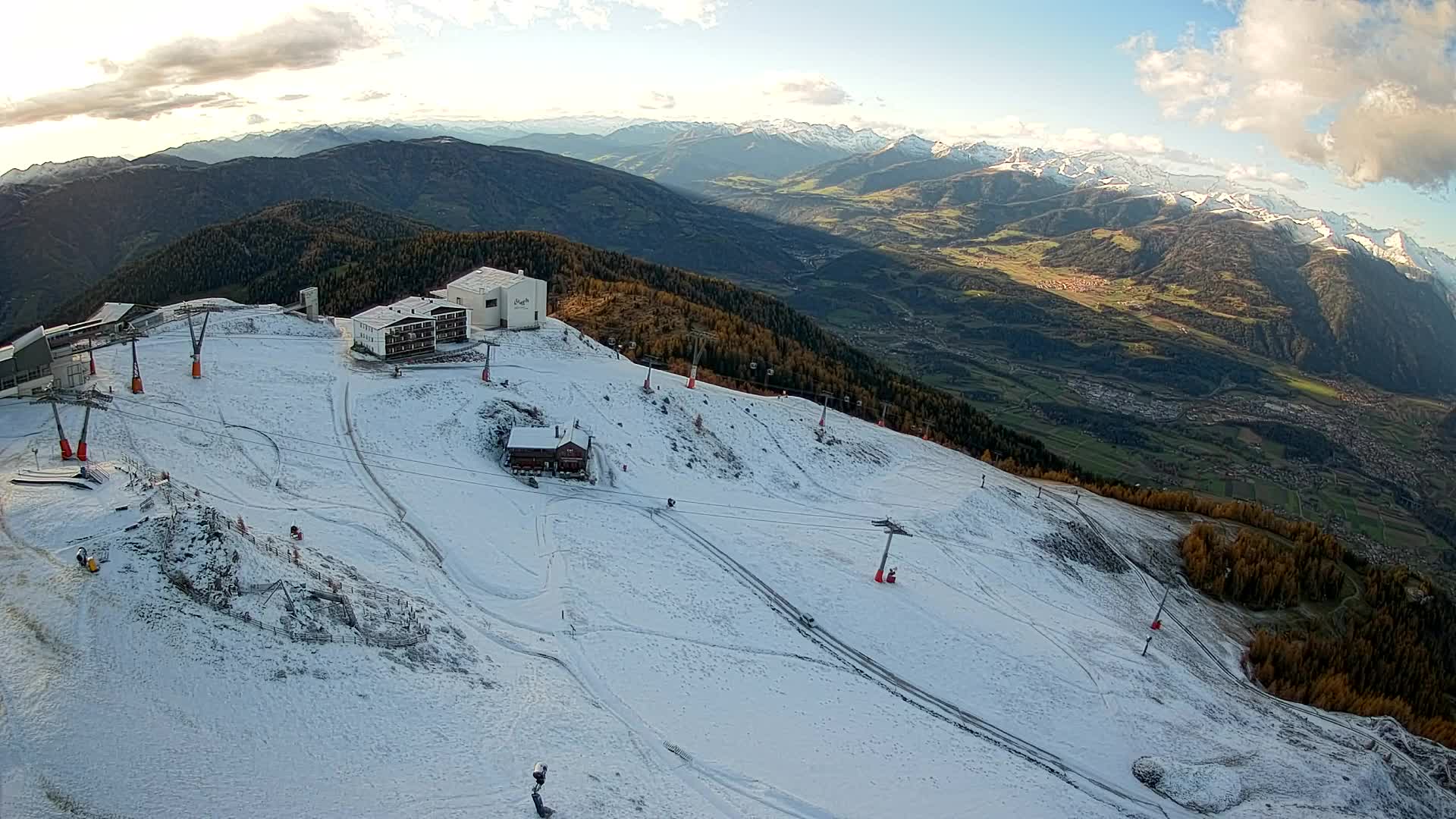 Smučišče Kronplatz – vrh | pogled na Bruneck