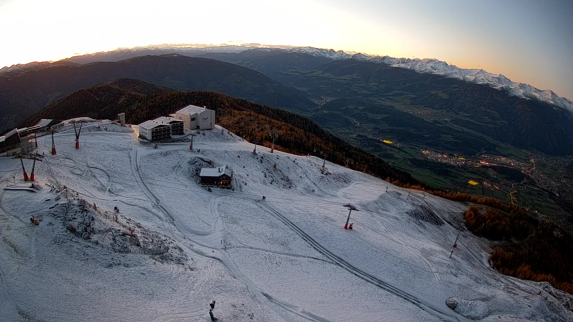 Smučišče Kronplatz – vrh | pogled na Bruneck
