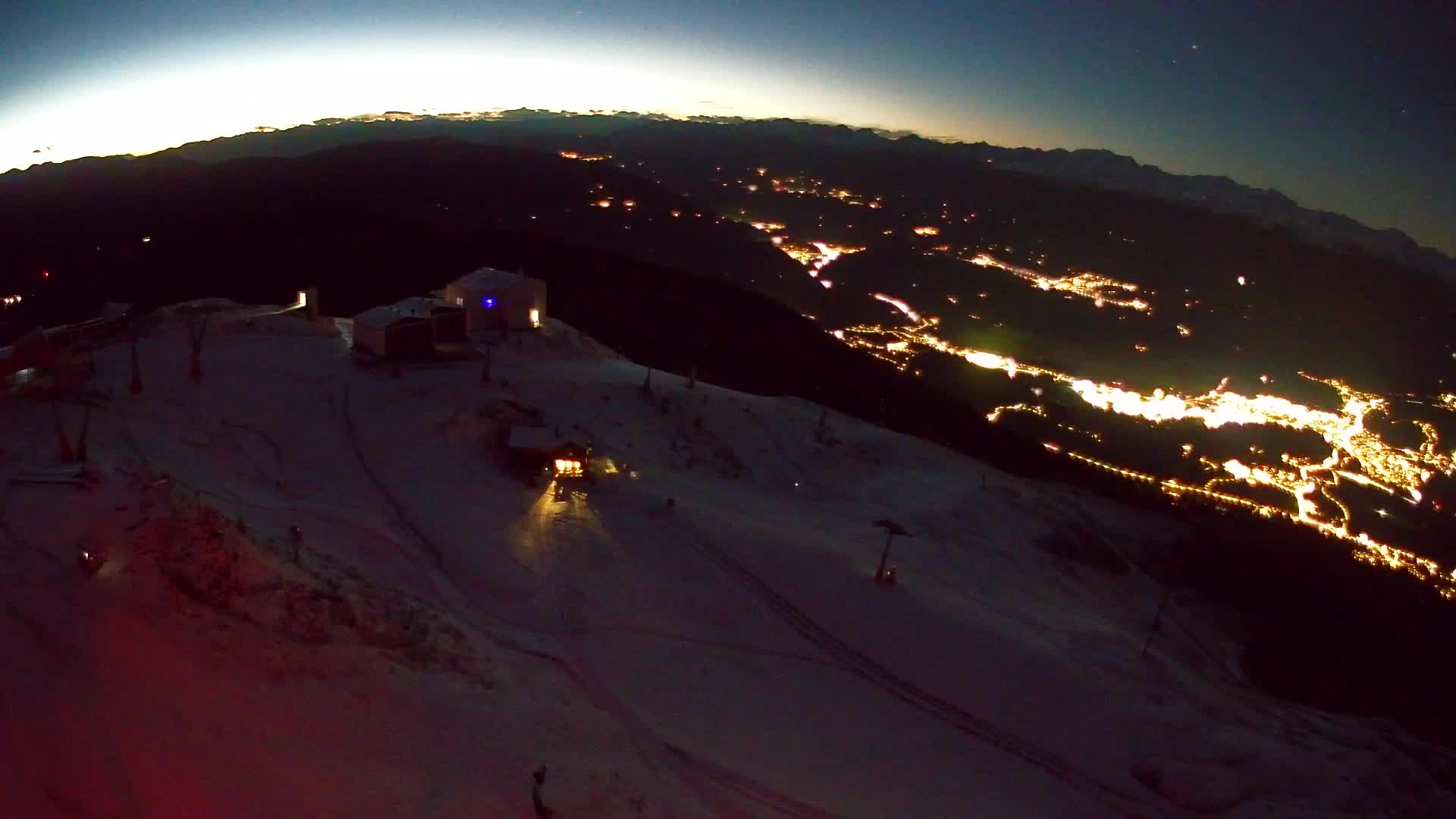 Kronplatz peak Ski resort | view to Bruneck