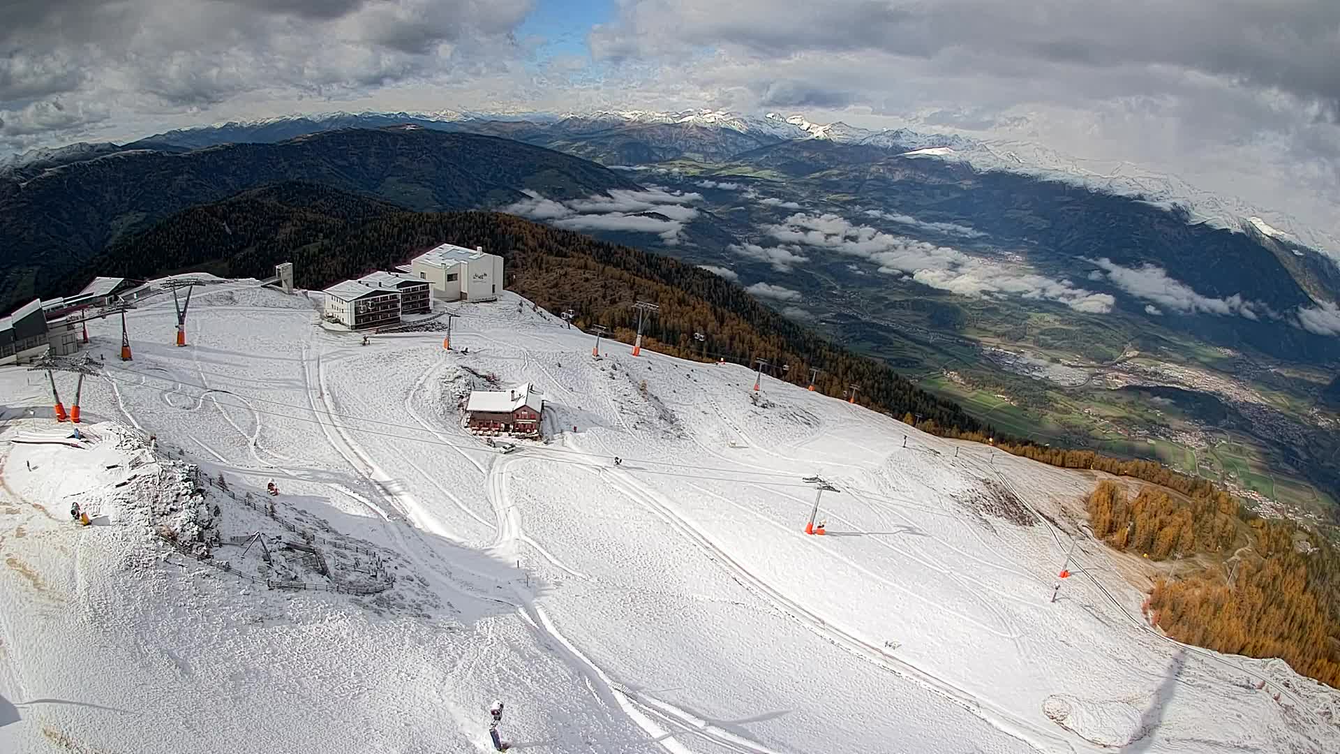Smučišče Kronplatz – vrh | pogled na Bruneck