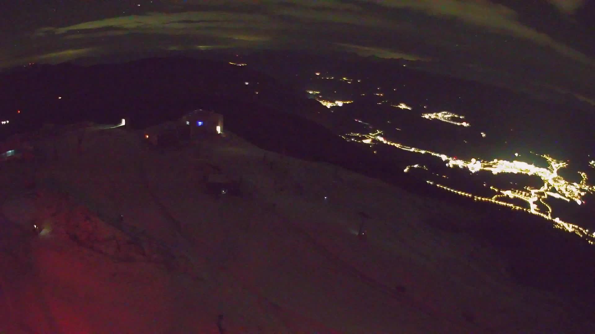 Station de ski Kronplatz sommet | vue sur Brunico