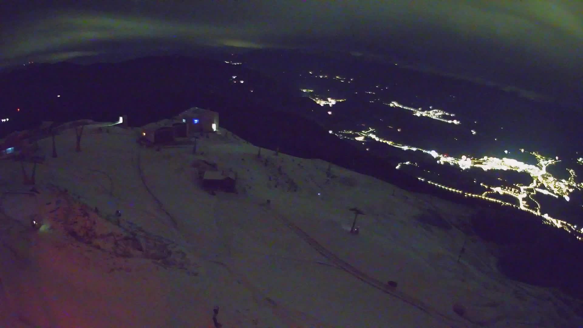 Station de ski Kronplatz sommet | vue sur Brunico