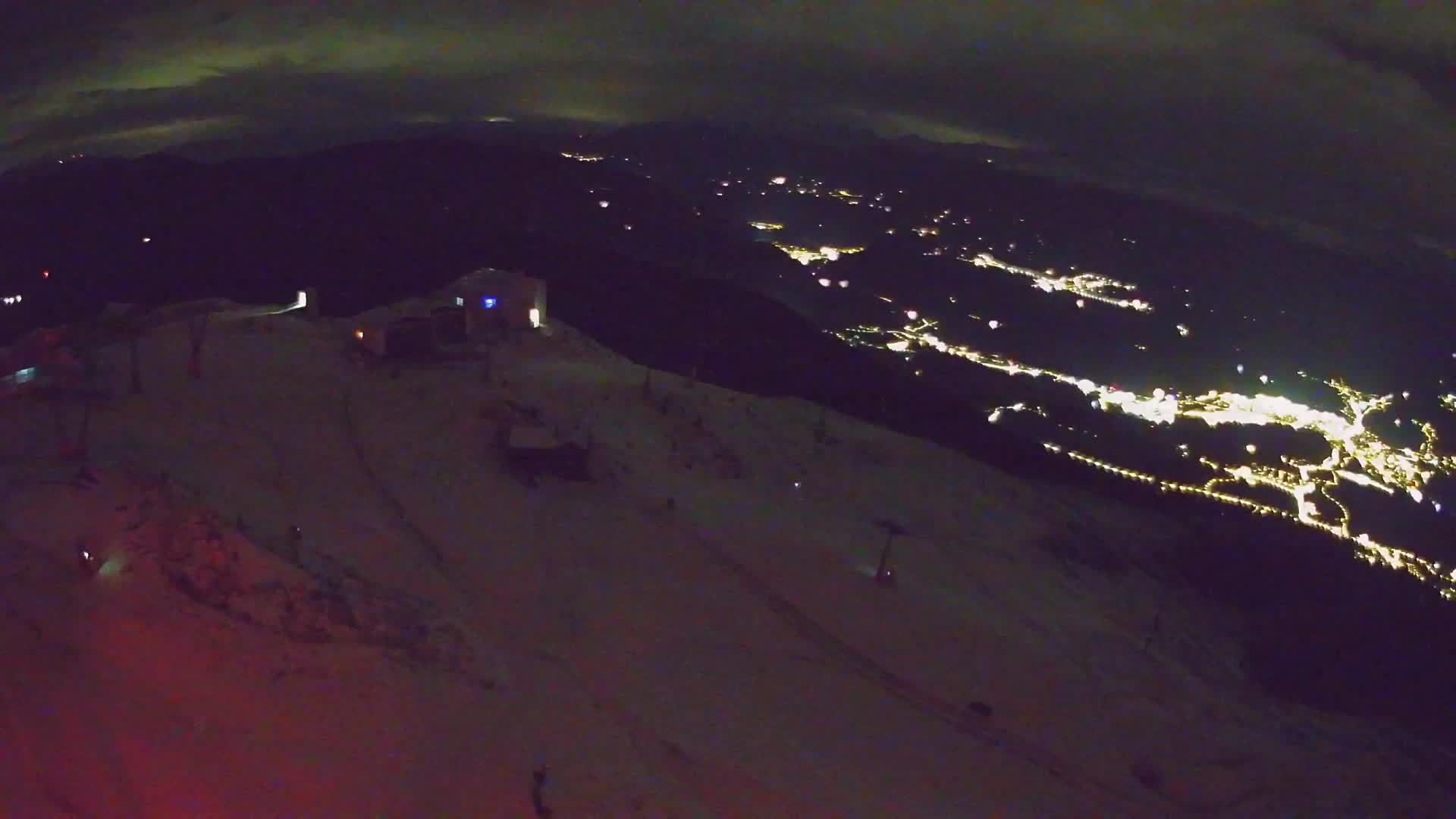 Station de ski Kronplatz sommet | vue sur Brunico