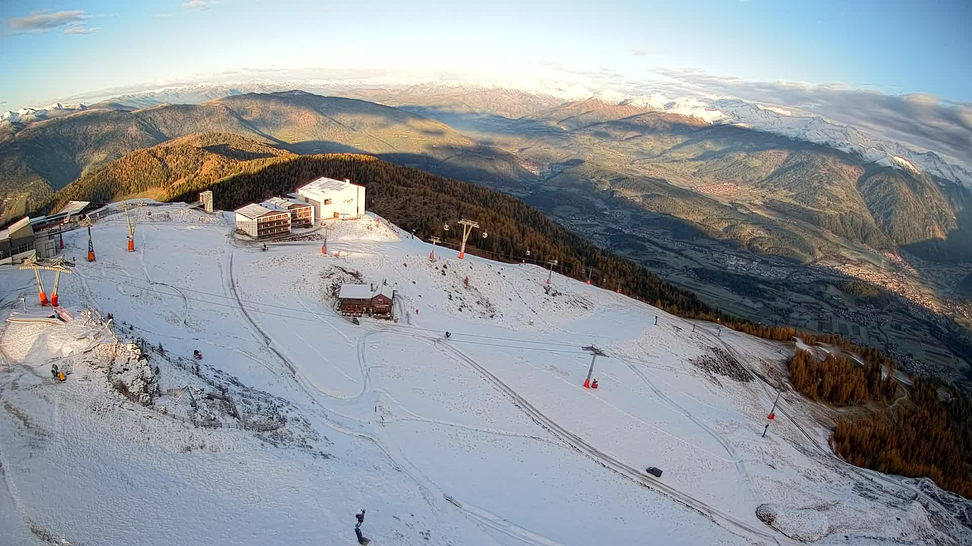 Smučišče Kronplatz – vrh | pogled na Bruneck