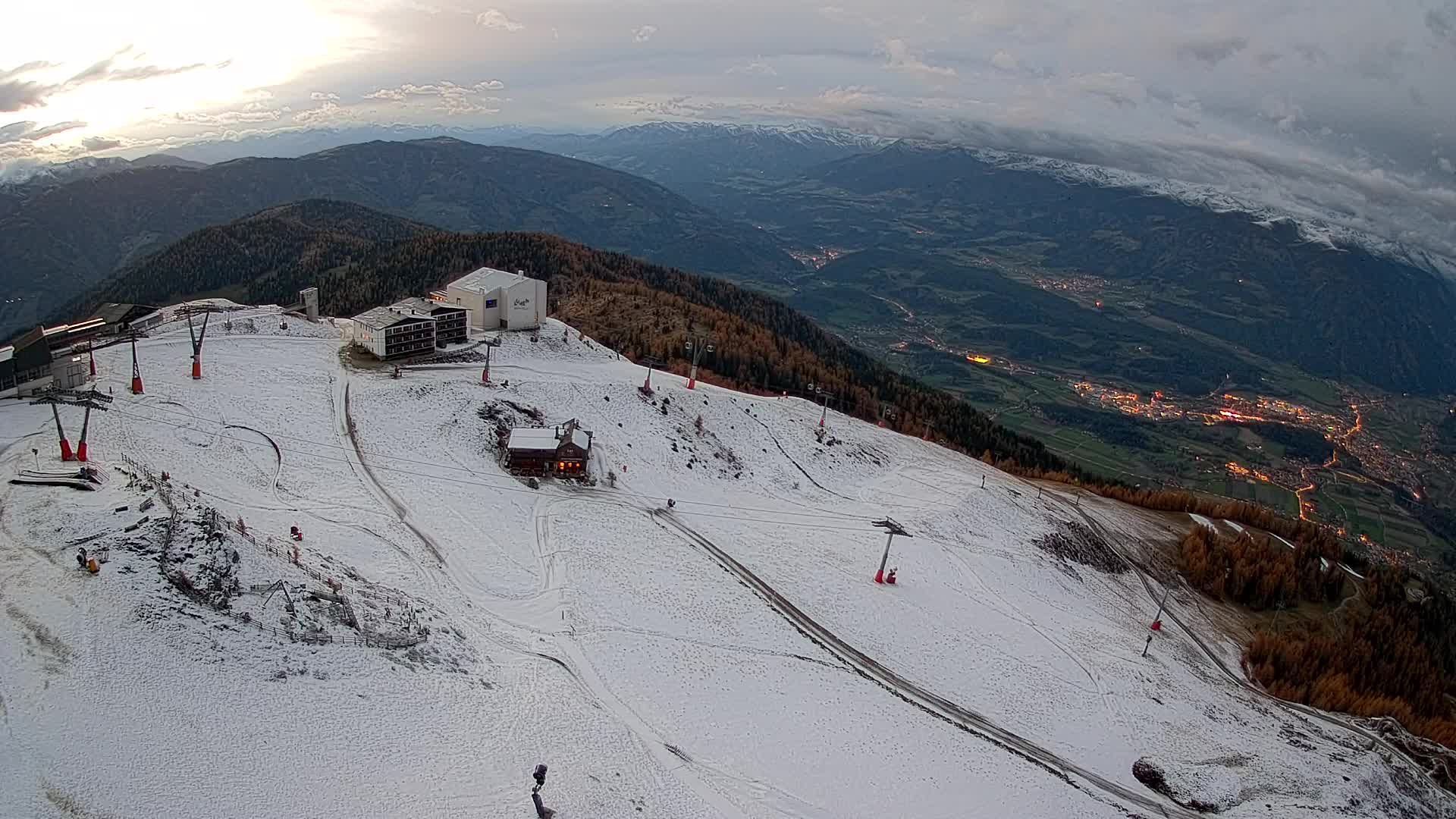 Smučišče Kronplatz – vrh | pogled na Bruneck