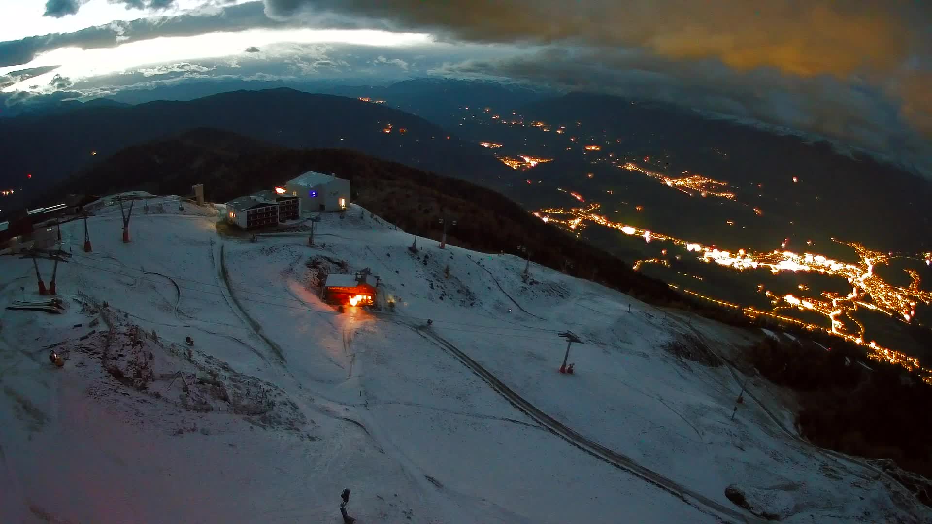 Kronplatz peak Ski resort | view to Bruneck
