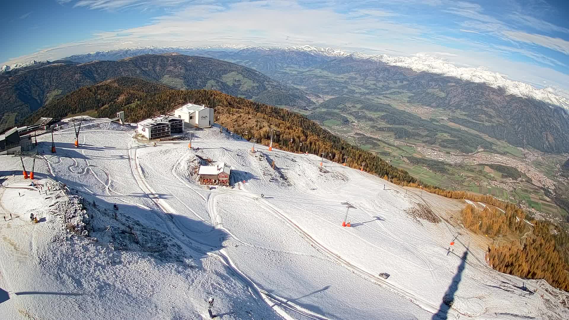 Smučišče Kronplatz – vrh | pogled na Bruneck