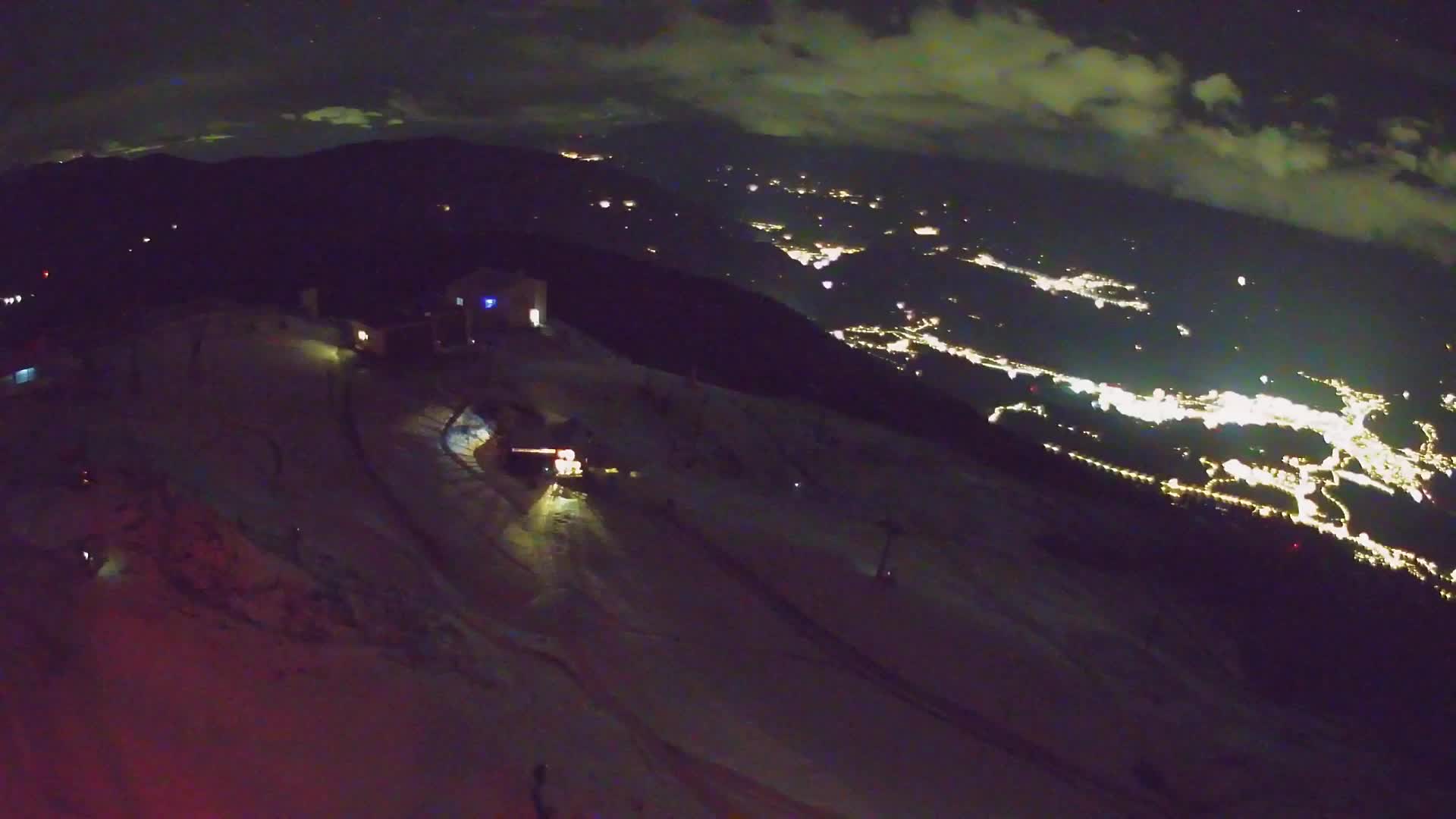 Station de ski Kronplatz sommet | vue sur Brunico