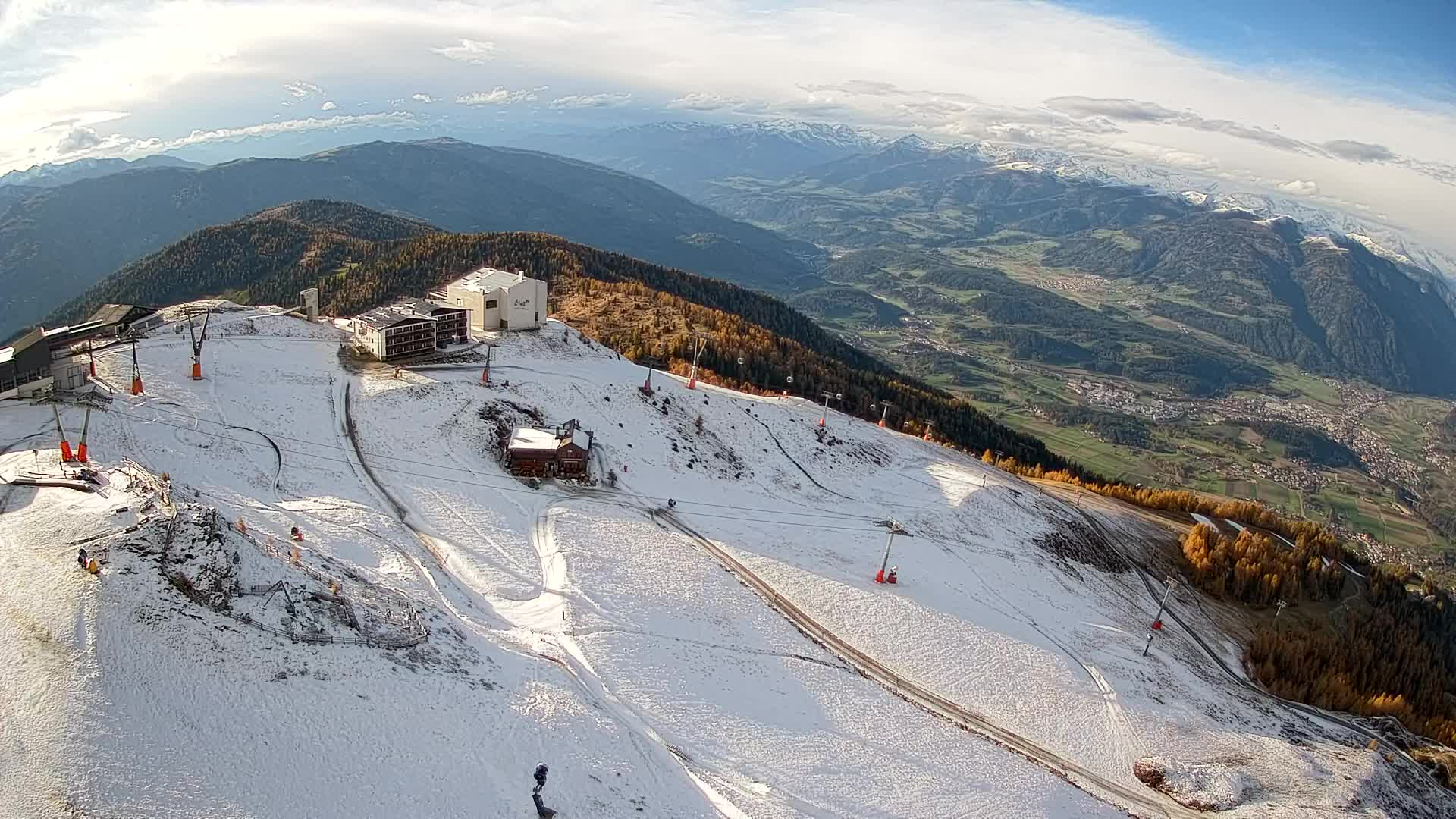 Smučišče Kronplatz – vrh | pogled na Bruneck