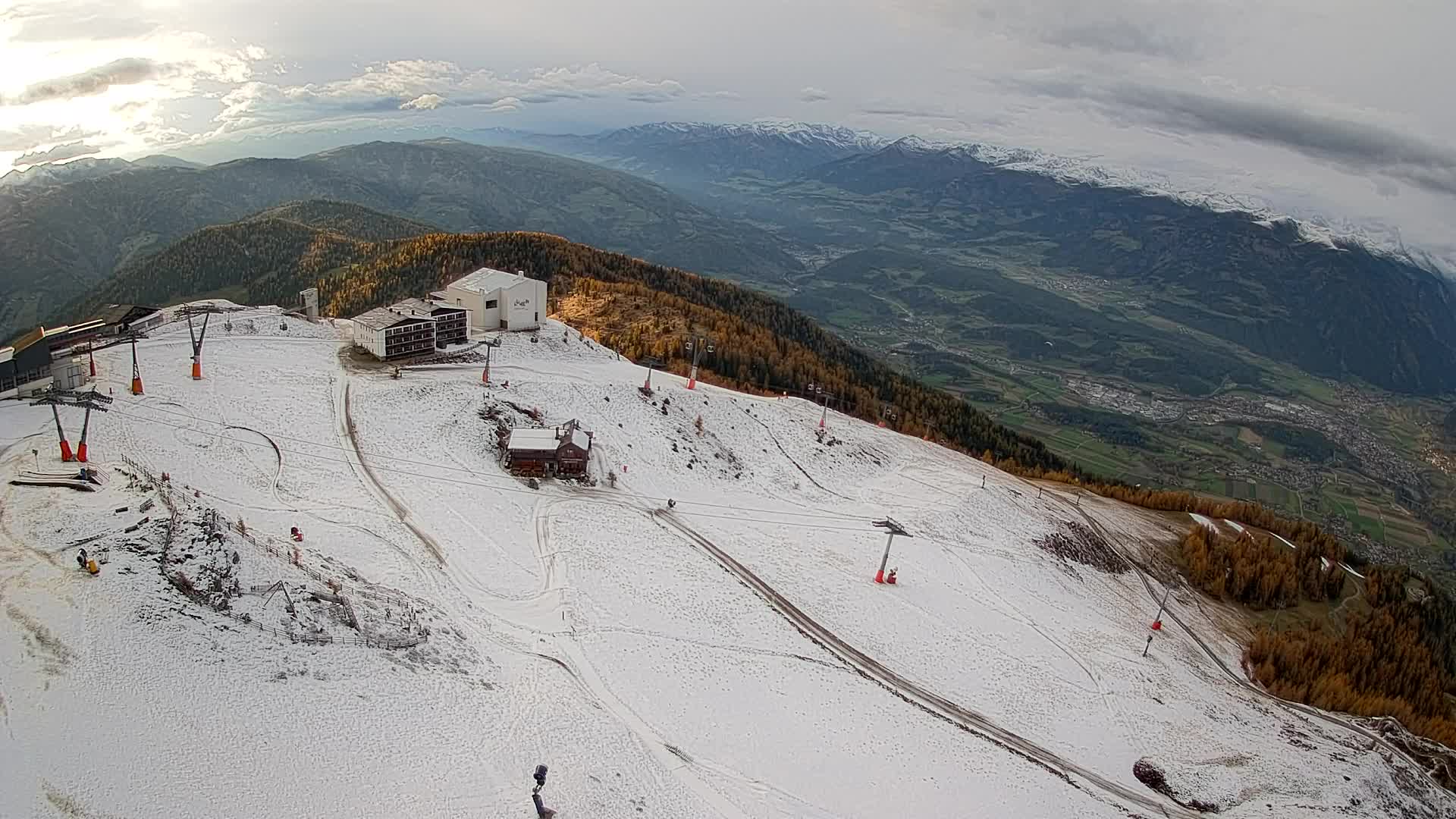 Smučišče Kronplatz – vrh | pogled na Bruneck