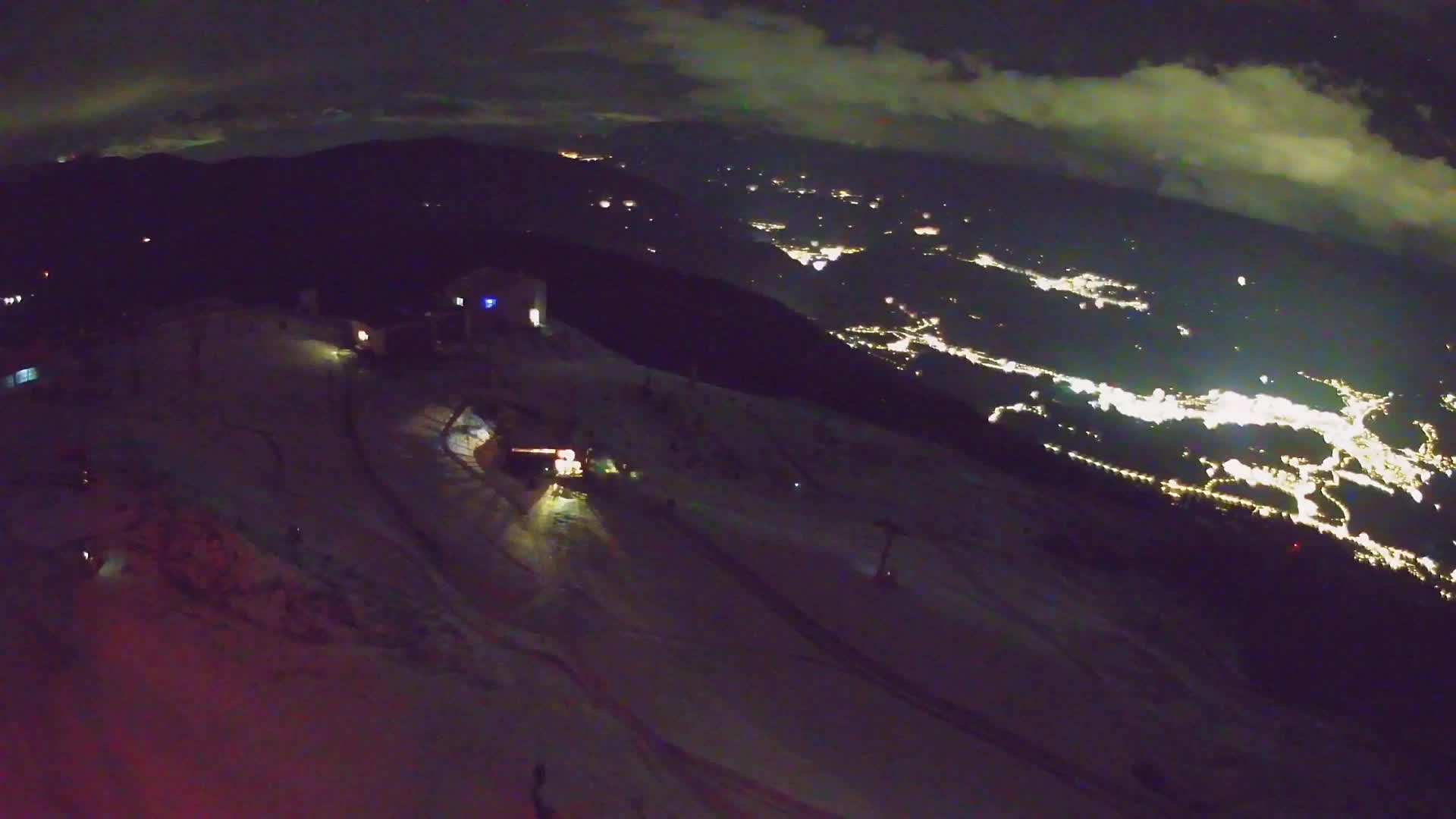 Station de ski Kronplatz sommet | vue sur Brunico