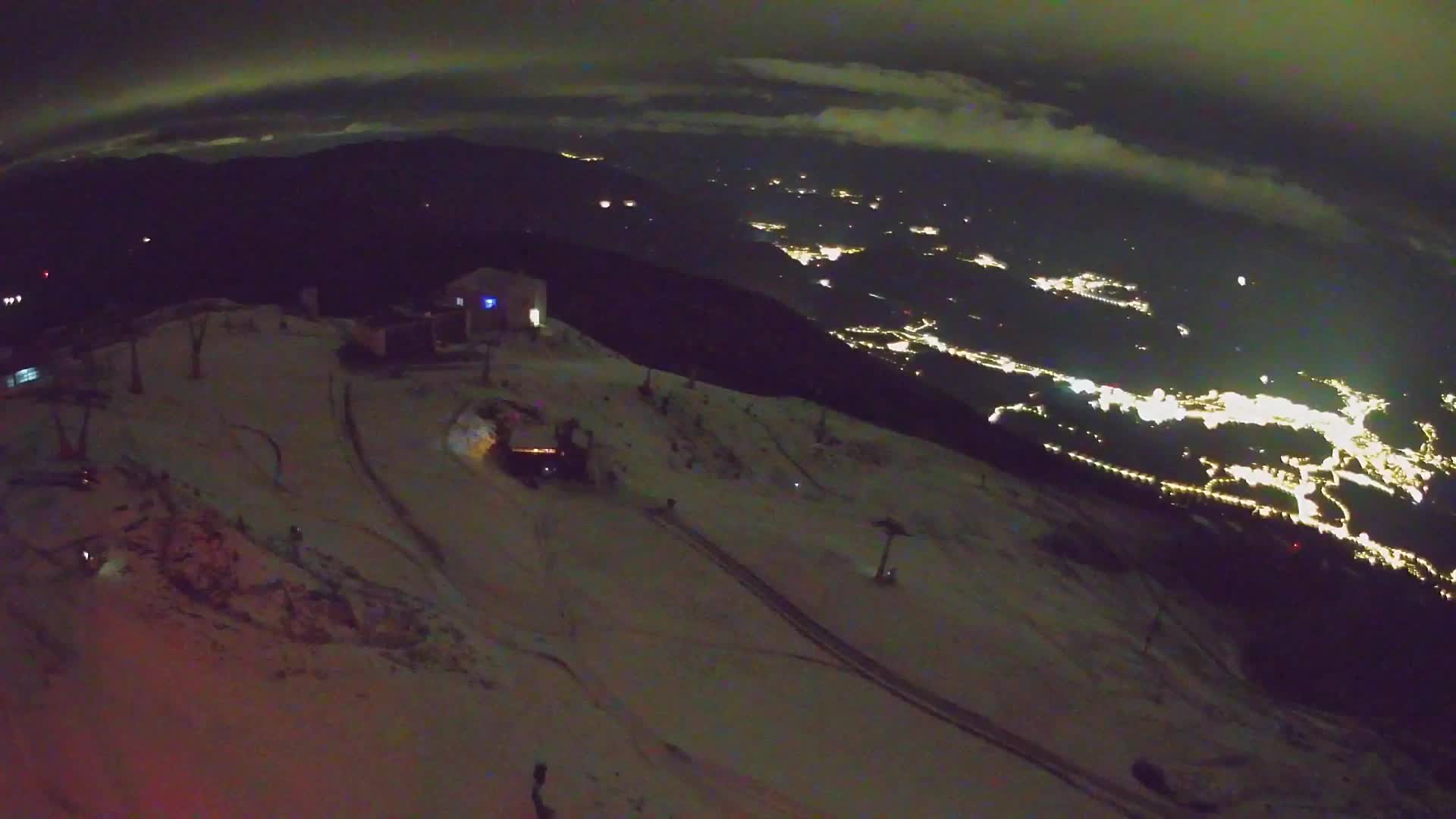 Station de ski Kronplatz sommet | vue sur Brunico