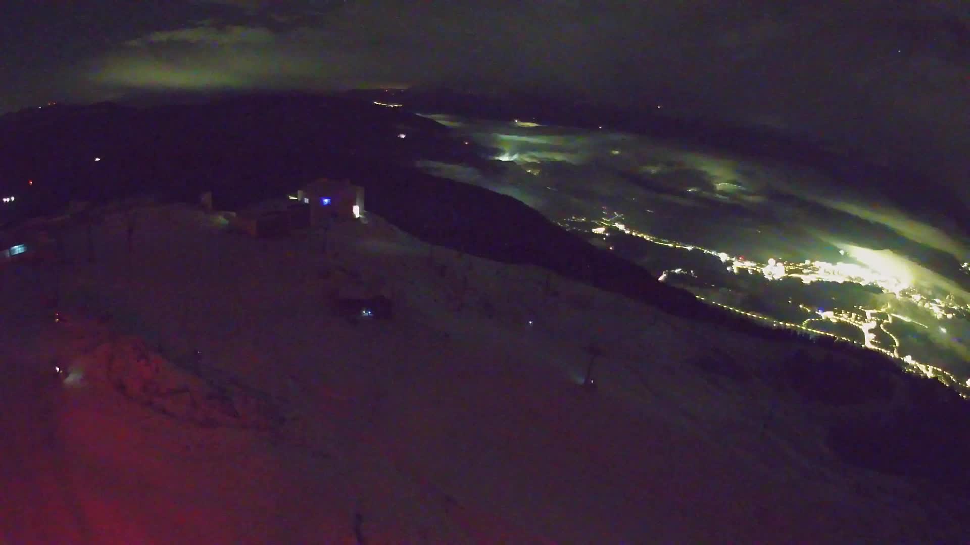 Station de ski Kronplatz sommet | vue sur Brunico