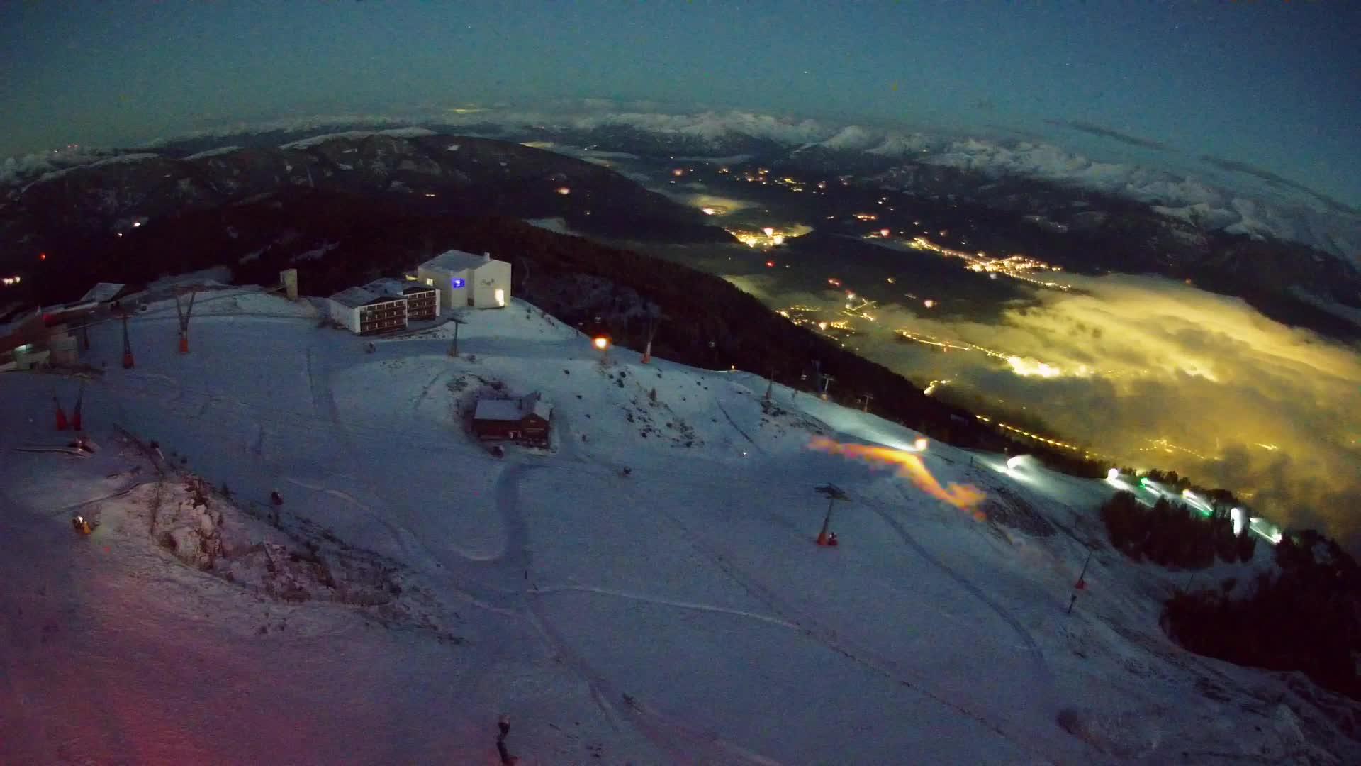 Kronplatz peak Ski resort | view to Bruneck