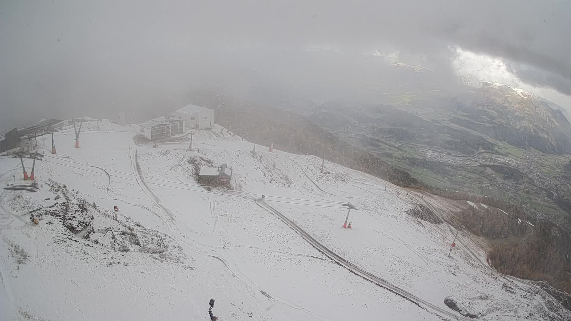 Stazione sciistica di Plan de Corones | vista su Brunico