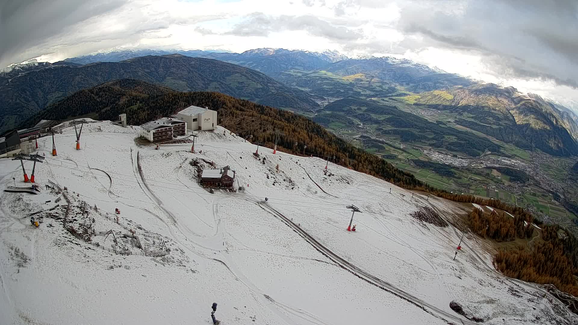 Smučišče Kronplatz – vrh | pogled na Bruneck