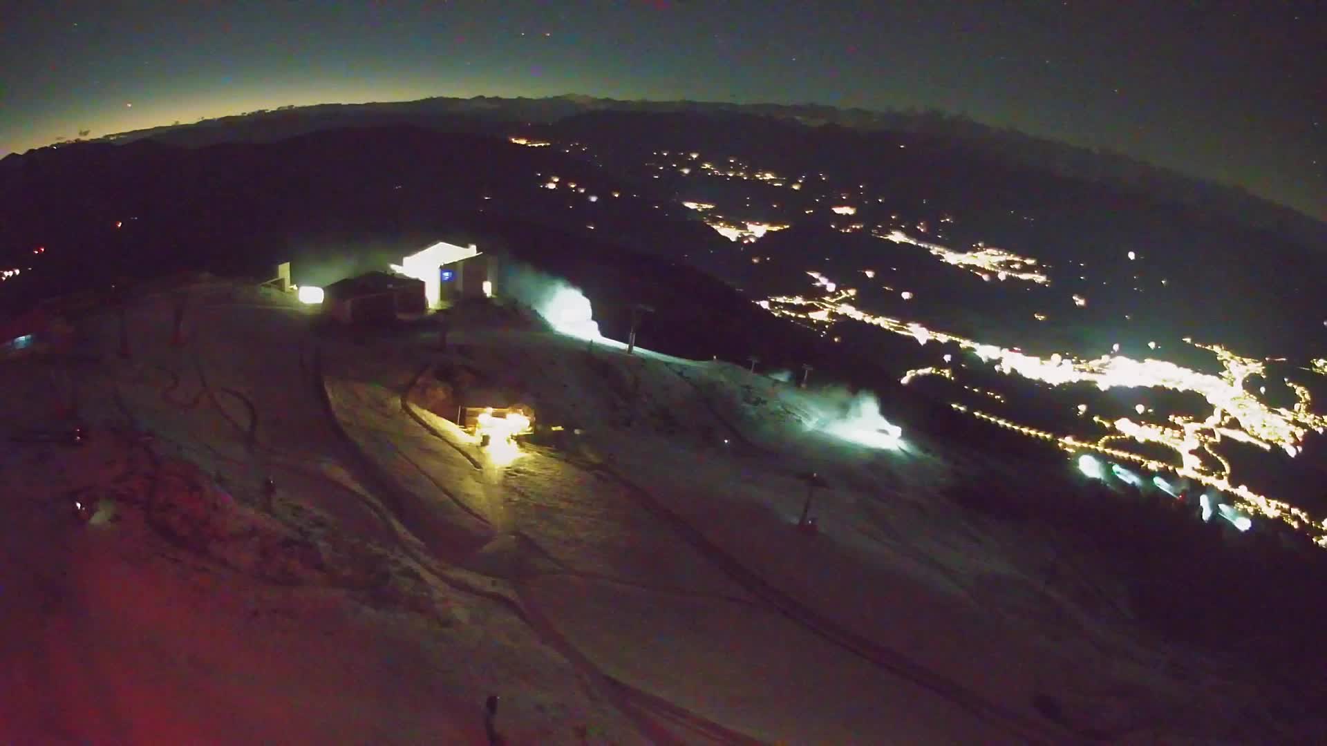 Kronplatz peak Ski resort | view to Bruneck