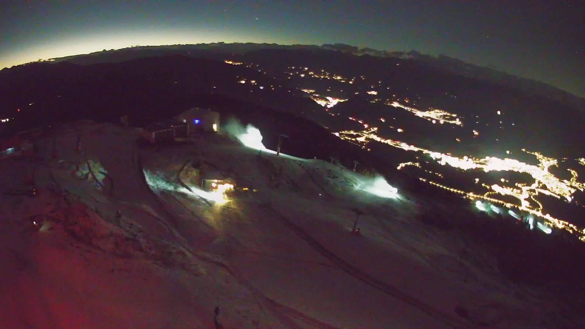 Skigebiet Kronplatz Gipfel | Blick auf Bruneck