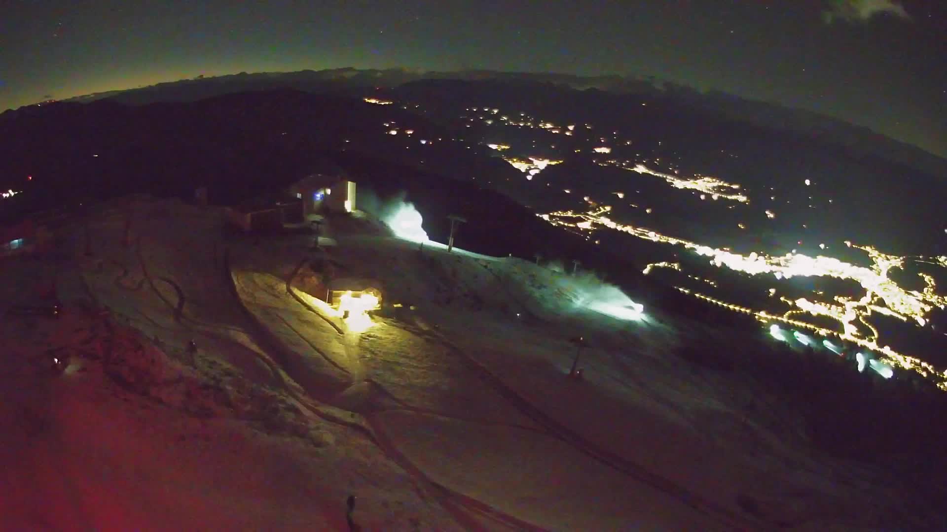 Kronplatz peak Ski resort | view to Bruneck